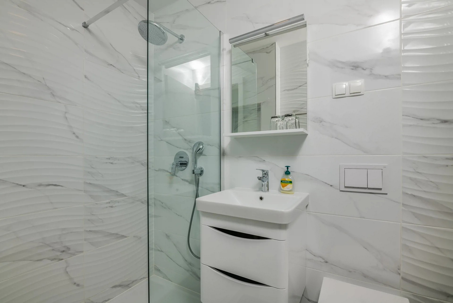 Two bedroom apartment with terrace and sea view Vantačići, Krk  A-a