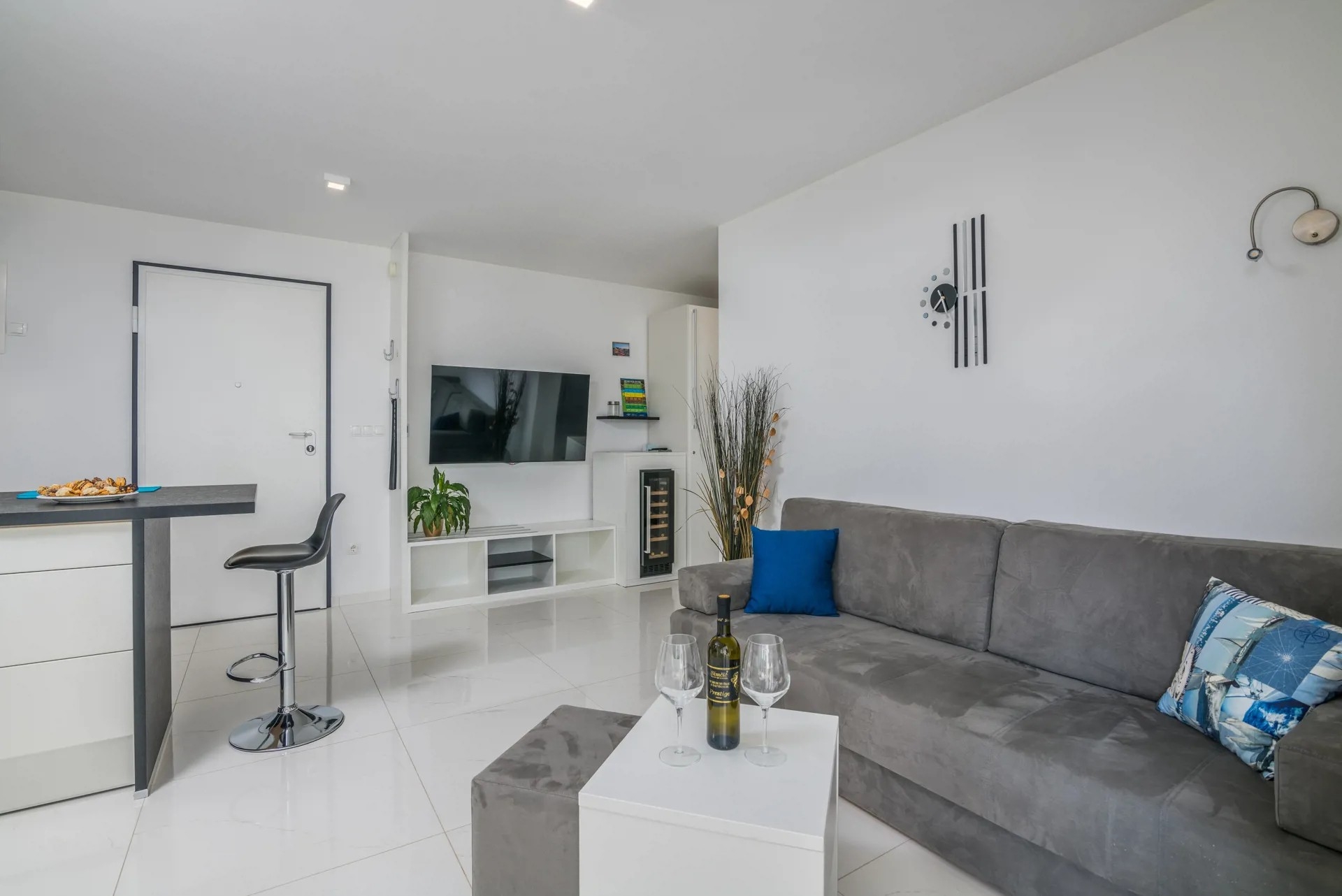One bedroom apartment with terrace Vantačići, Krk  A-b