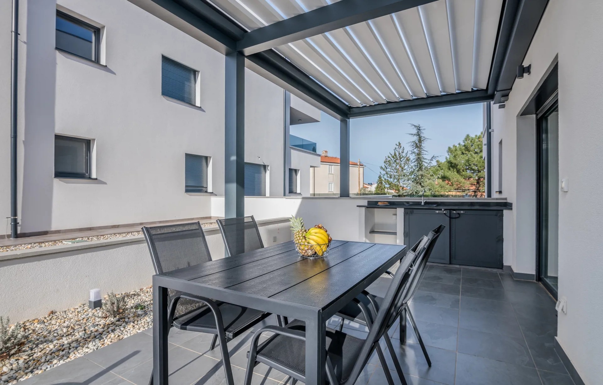 One bedroom apartment with terrace Vantačići, Krk  A-b