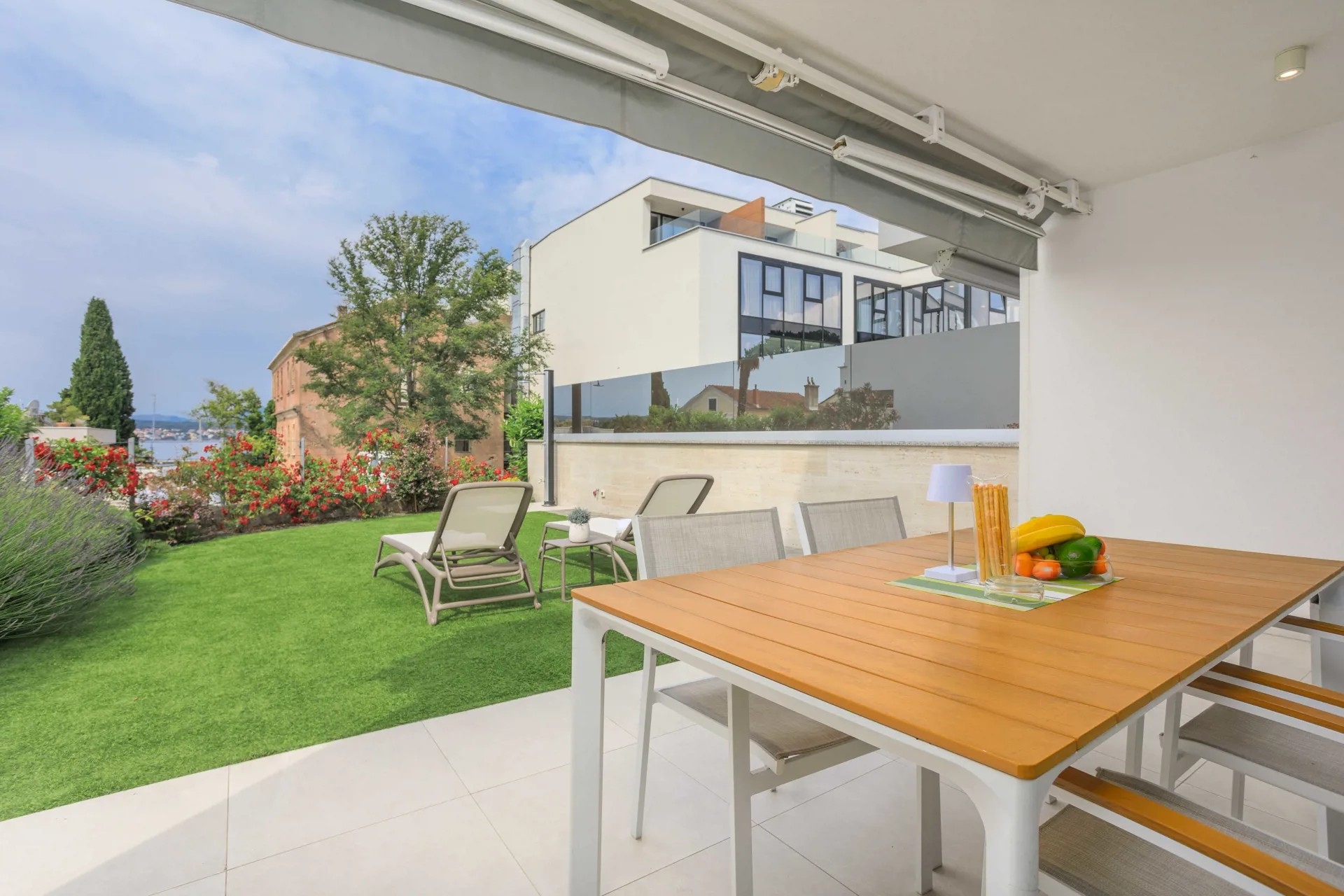 Two bedroom apartment with terrace Malinska, Krk  A-a