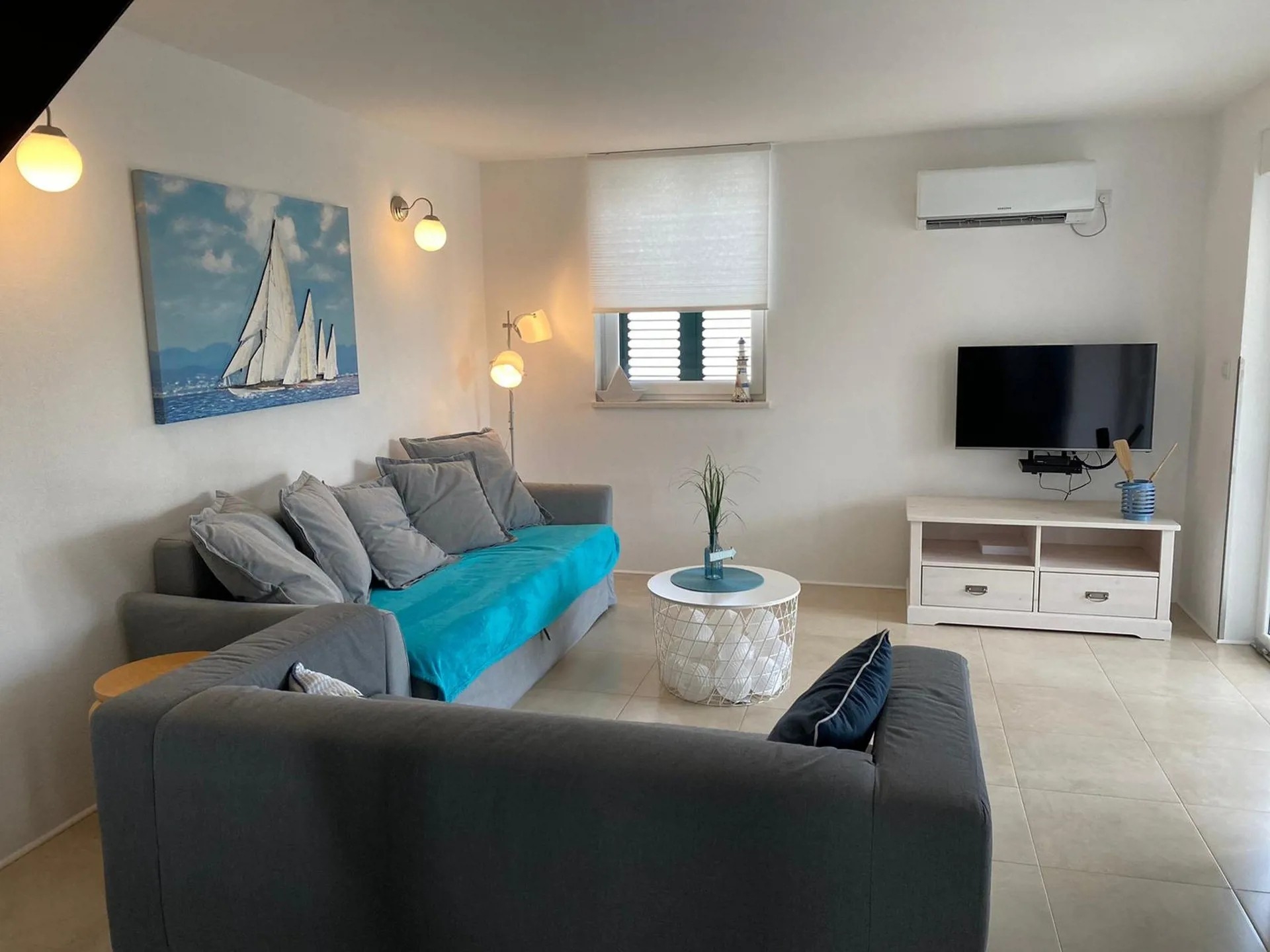 Two bedroom apartment with terrace Vantačići, Krk (A-21694-a)