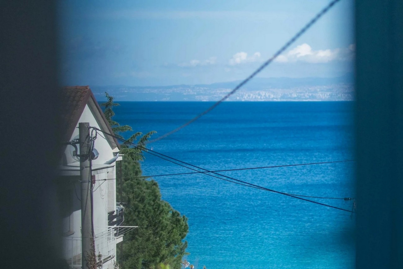 One bedroom apartment with balcony and sea view Vantačići, Krk  A-a