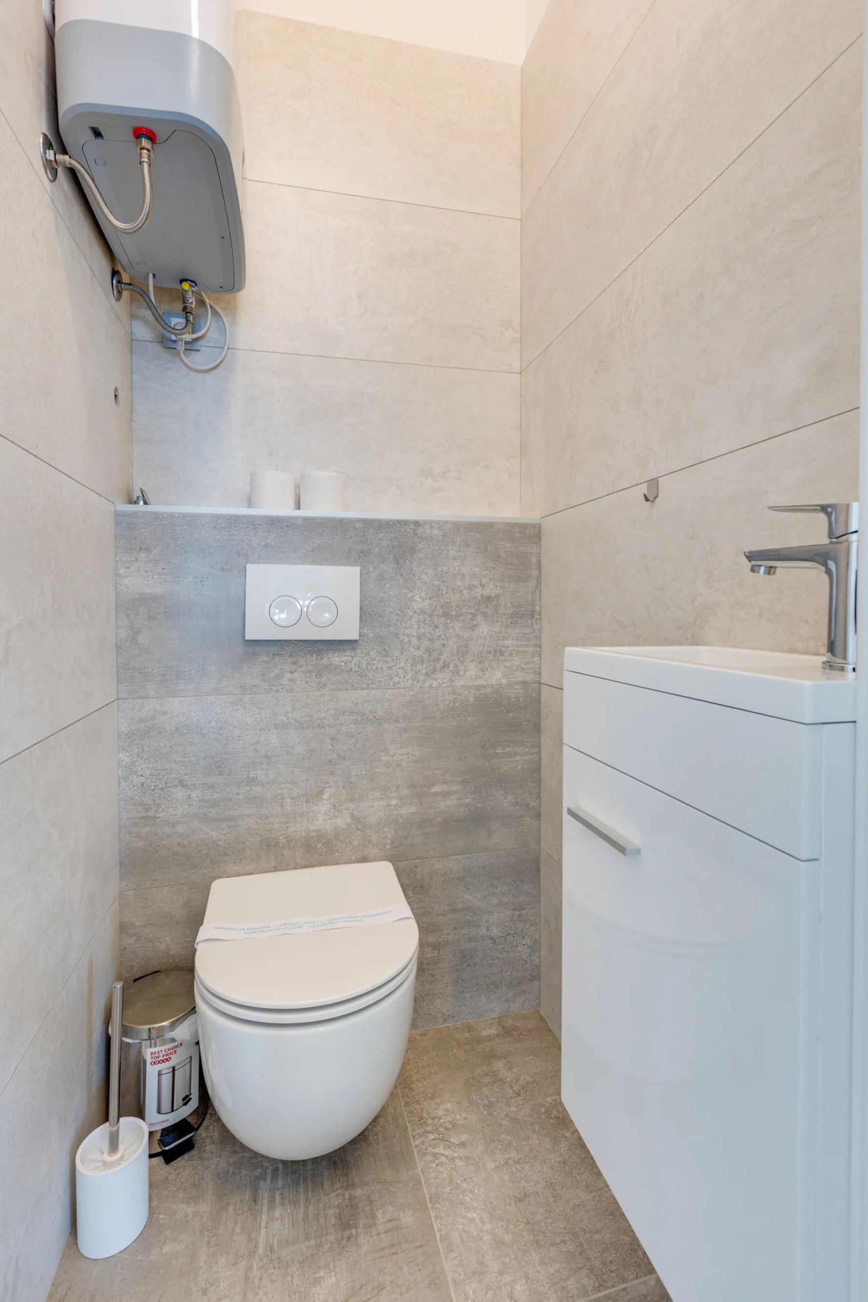 Two bedroom apartment with terrace and sea view Vantačići, Krk  A-a