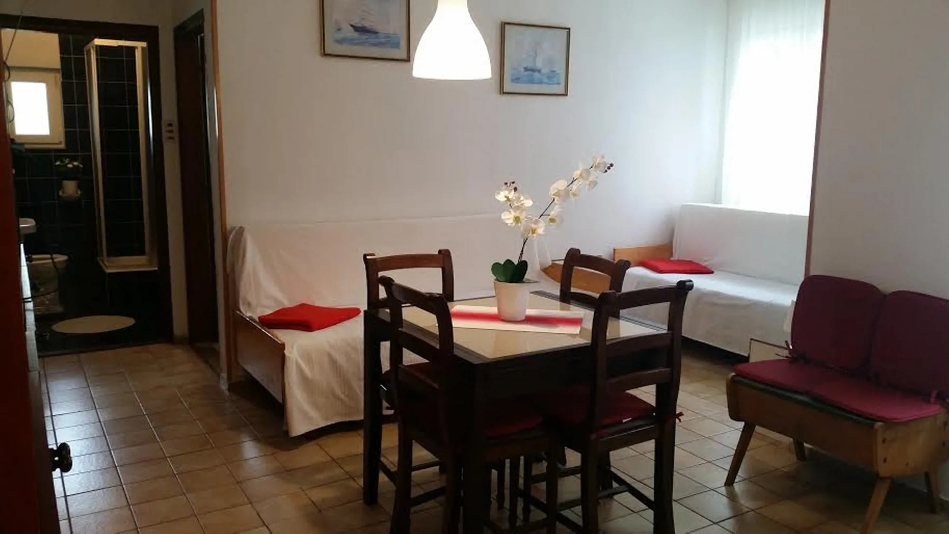 One bedroom apartment with terrace and sea view Bakarac, Kraljevica (A-21710-a)