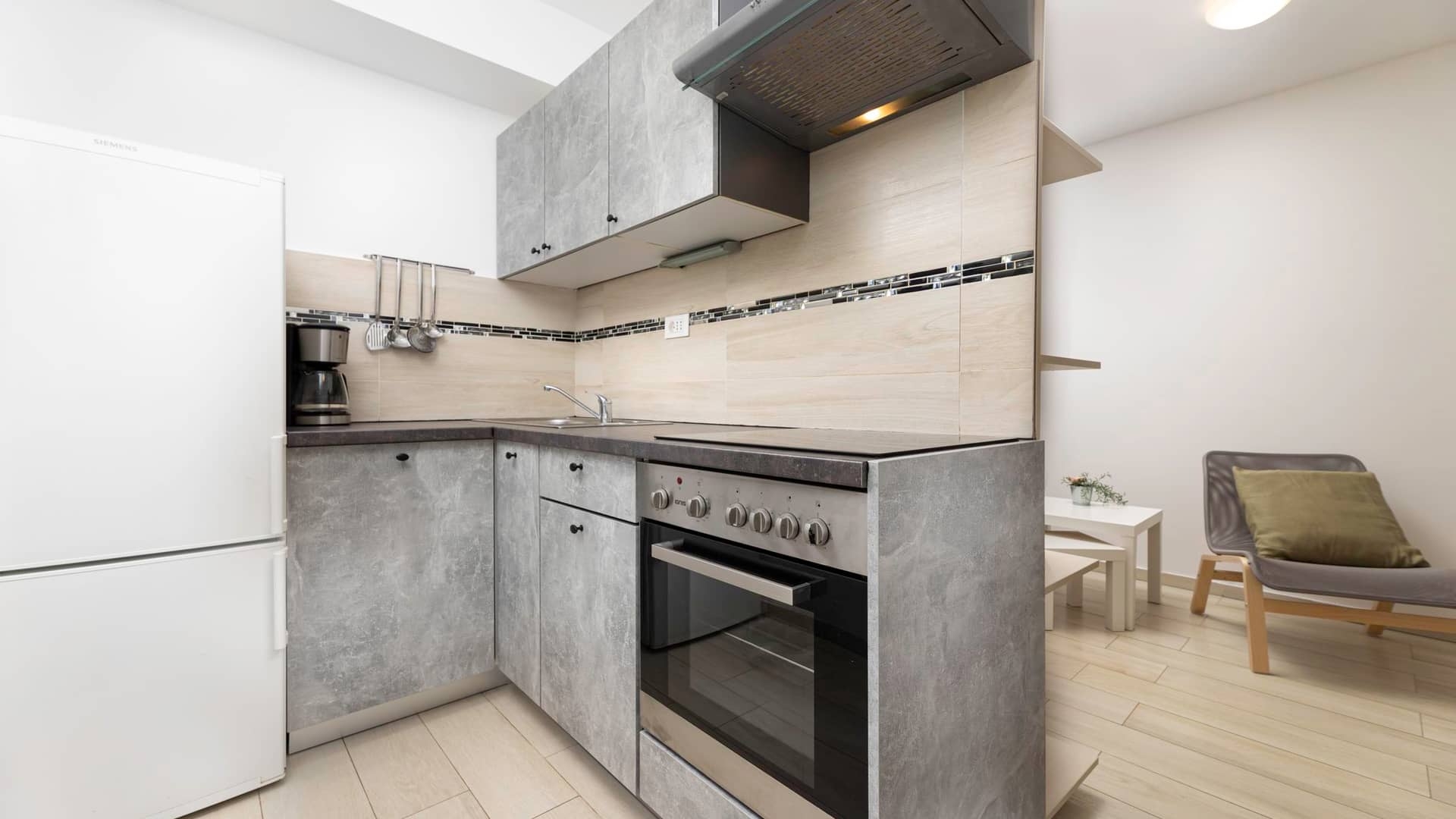 Two bedroom apartment near beach Vantačići, Krk  A-a
