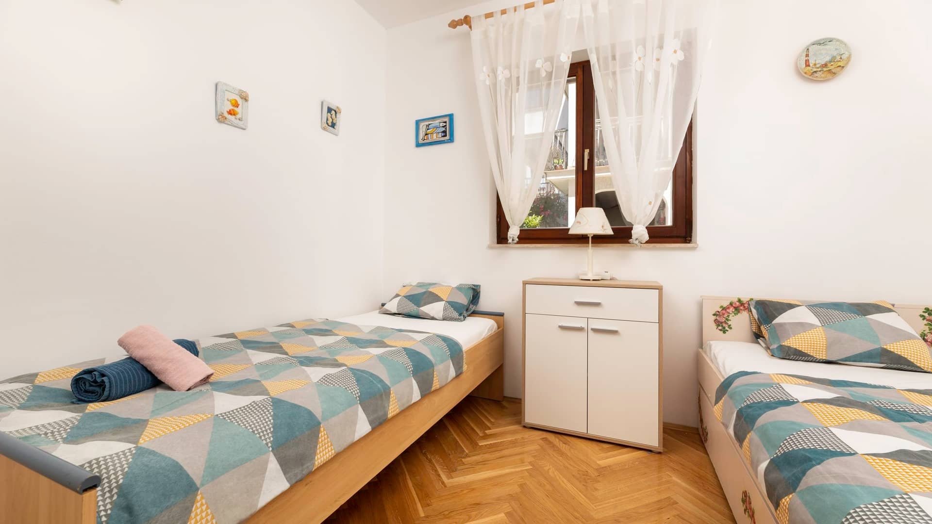 Two bedroom apartment with terrace Malinska, Krk  A-a