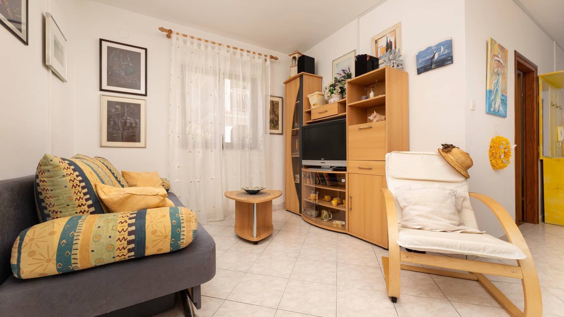 Two bedroom apartment with terrace Malinska, Krk  A-a