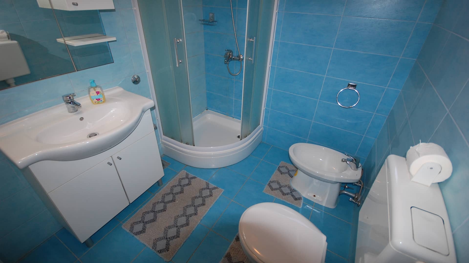 Three bedroom apartment with terrace and sea view Njivice, Krk  A-b