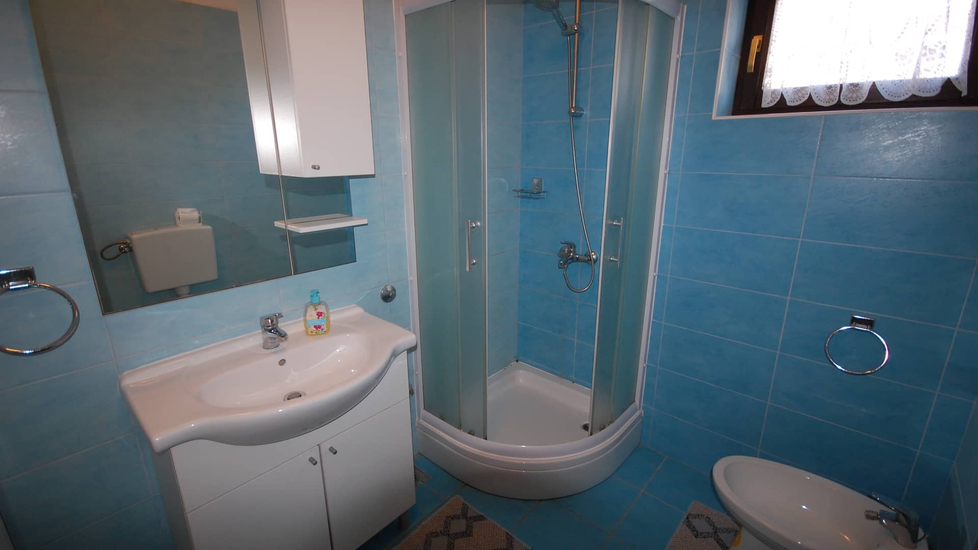 Three bedroom apartment with terrace and sea view Njivice, Krk  A-b