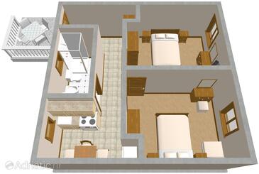 Plan Suđurađ, Plan in the apartment.
