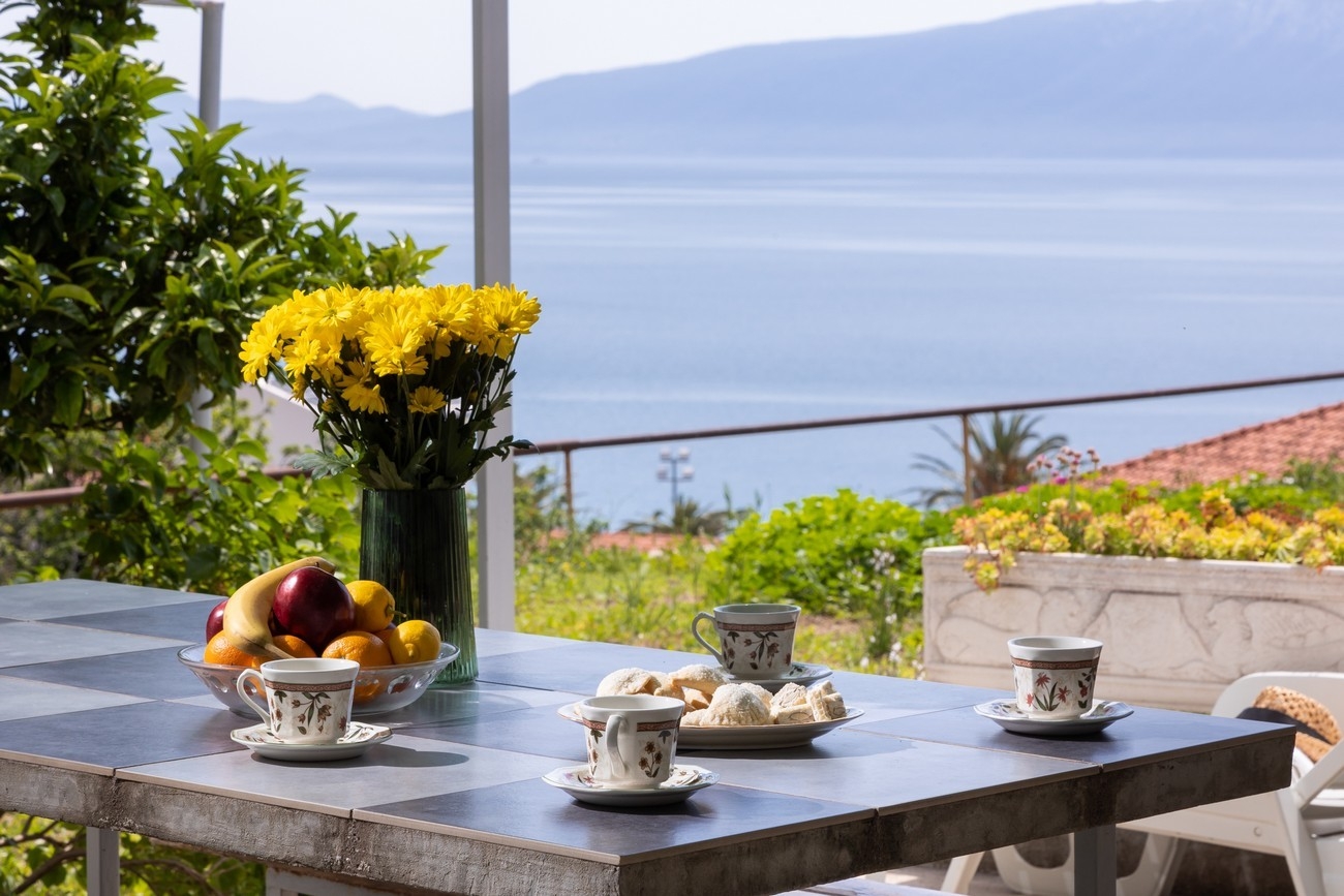 Studio flat with balcony and sea view Gradac, Makarska  AS-a