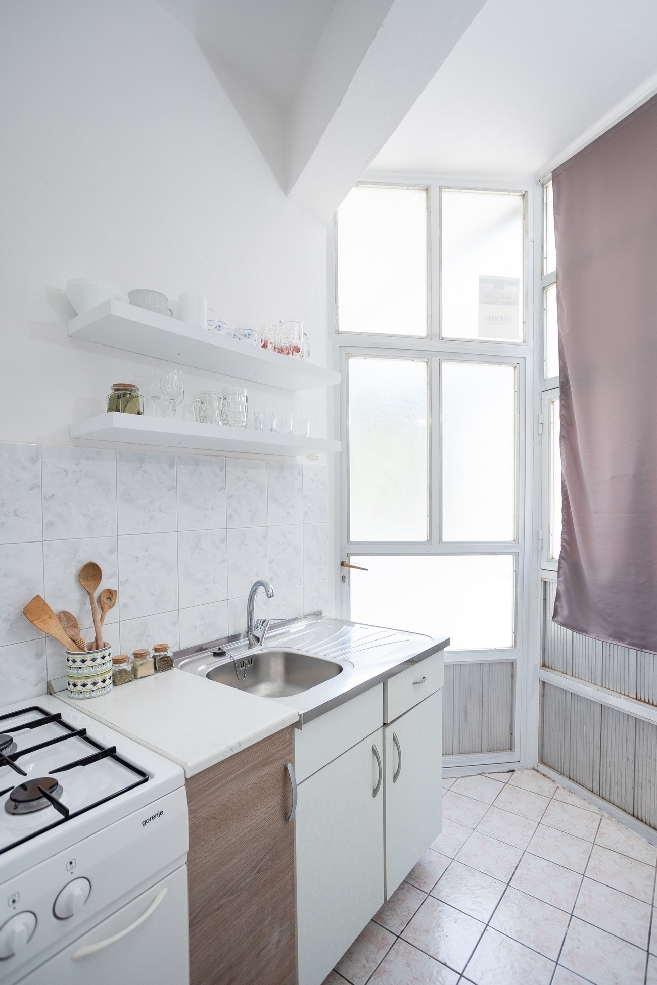 Studio flat with balcony and sea view Gradac, Makarska  AS-a