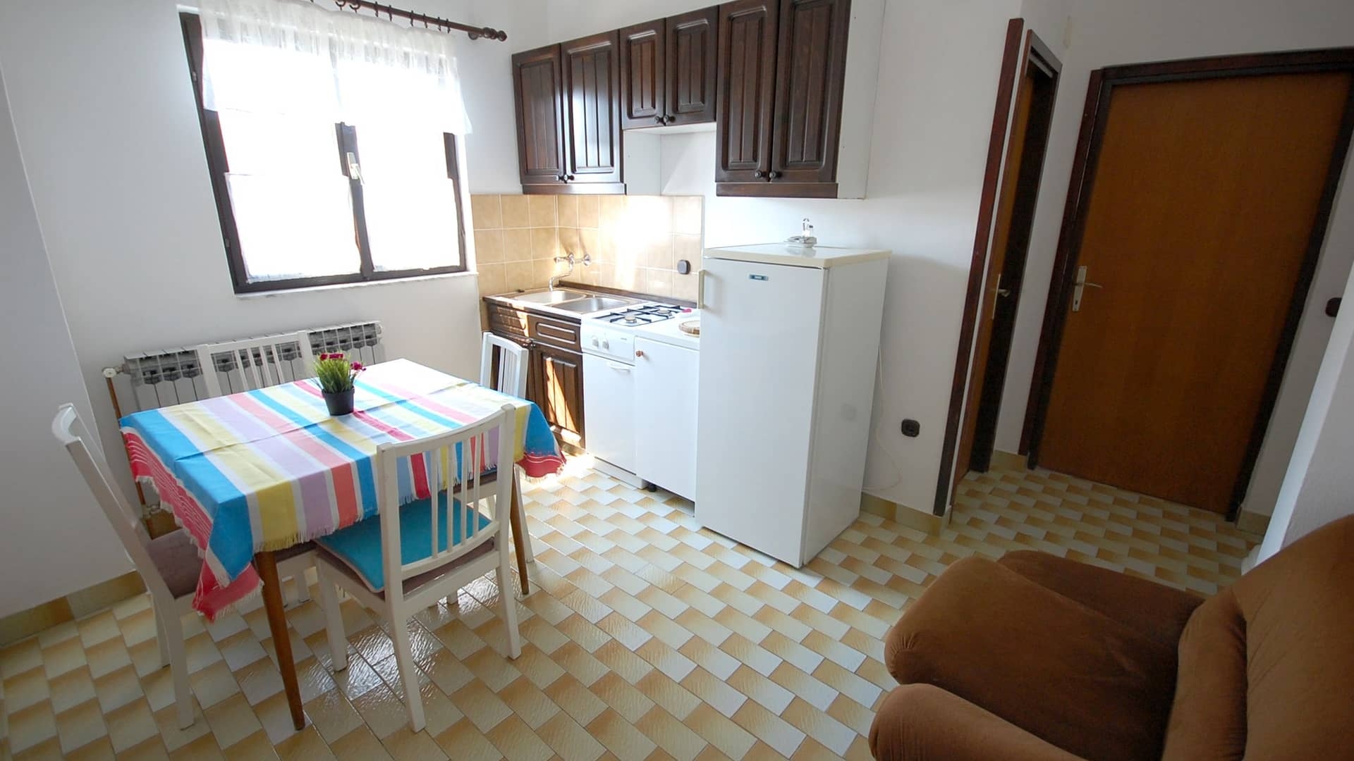 Two bedroom apartment with terrace and sea view Njivice, Krk (A-21762-b)