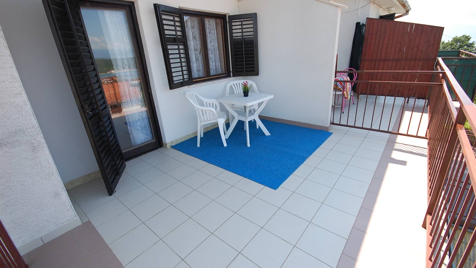 Two bedroom apartment with terrace and sea view Njivice, Krk  A-d