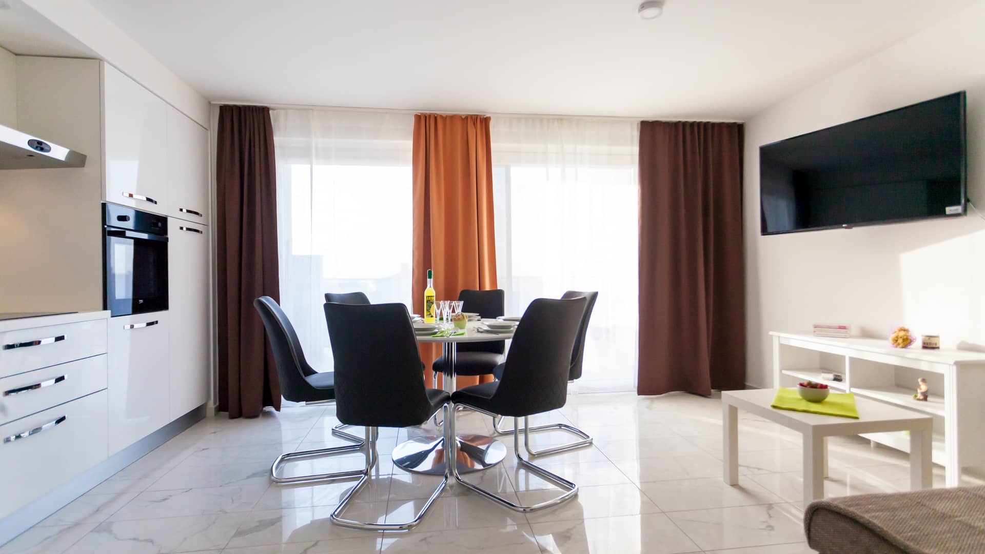 Three bedroom apartment with terrace Malinska, Krk  A-d