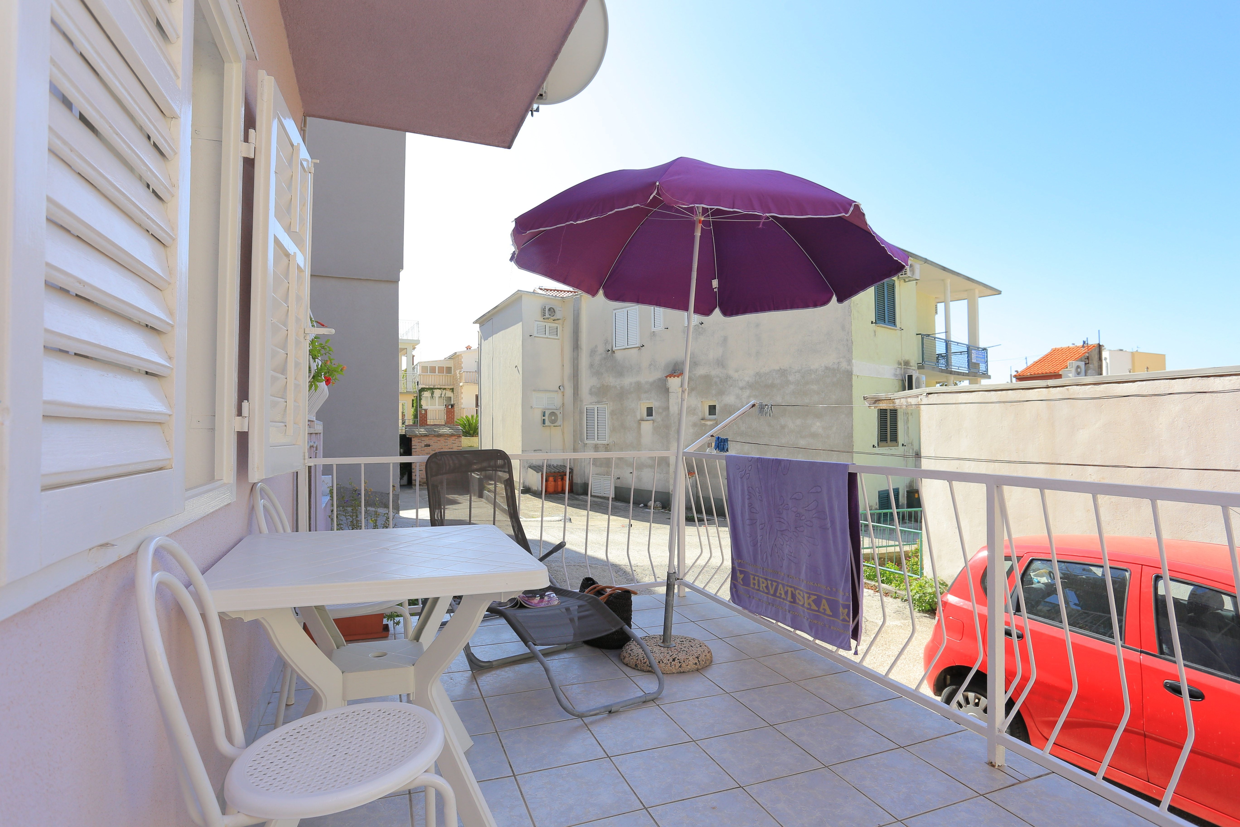 One bedroom apartment with terrace Baška Voda, Makarska  A-a