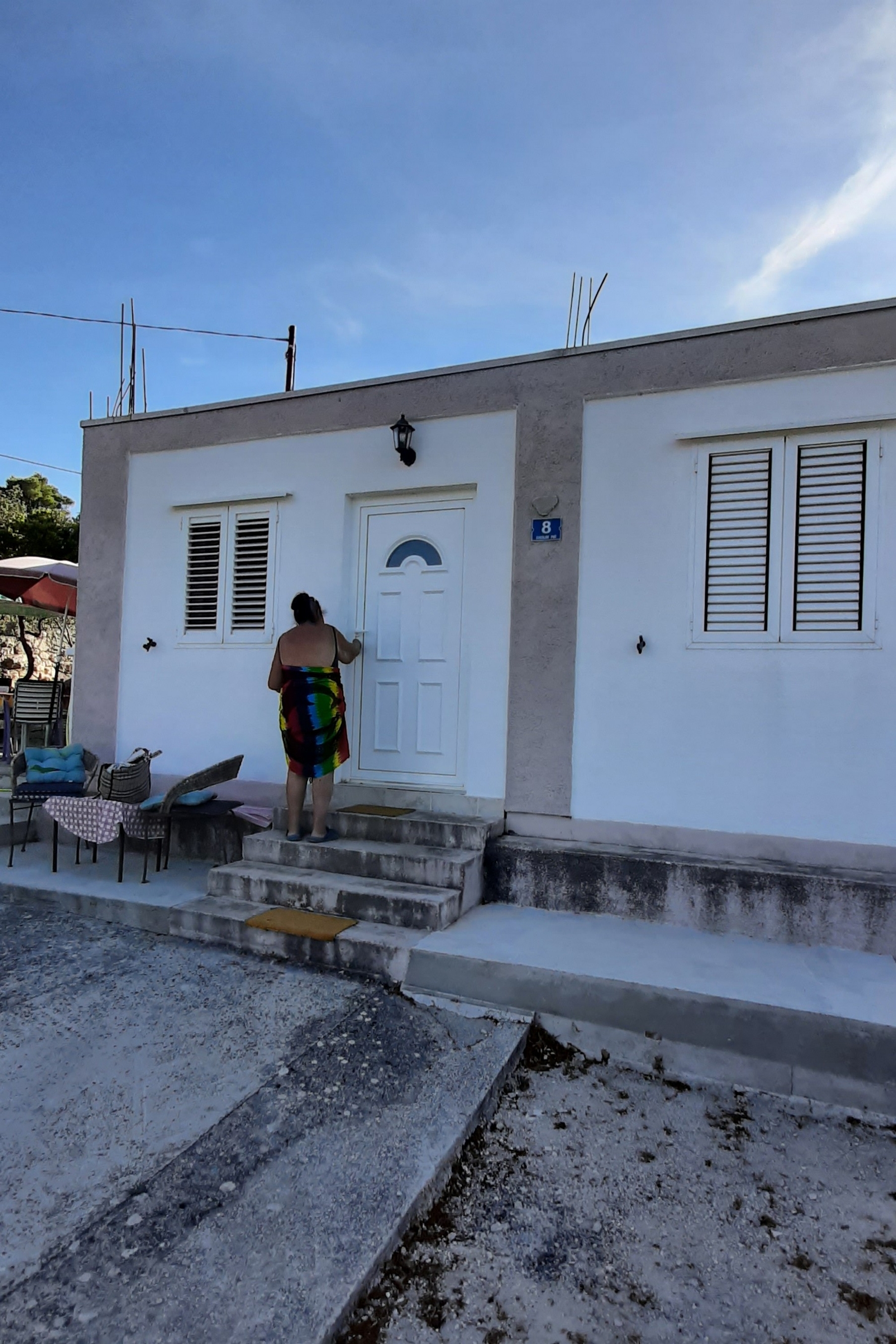 Trosobna kuća s terasom i pogledom na more Uvala Piškera, Šolta  K