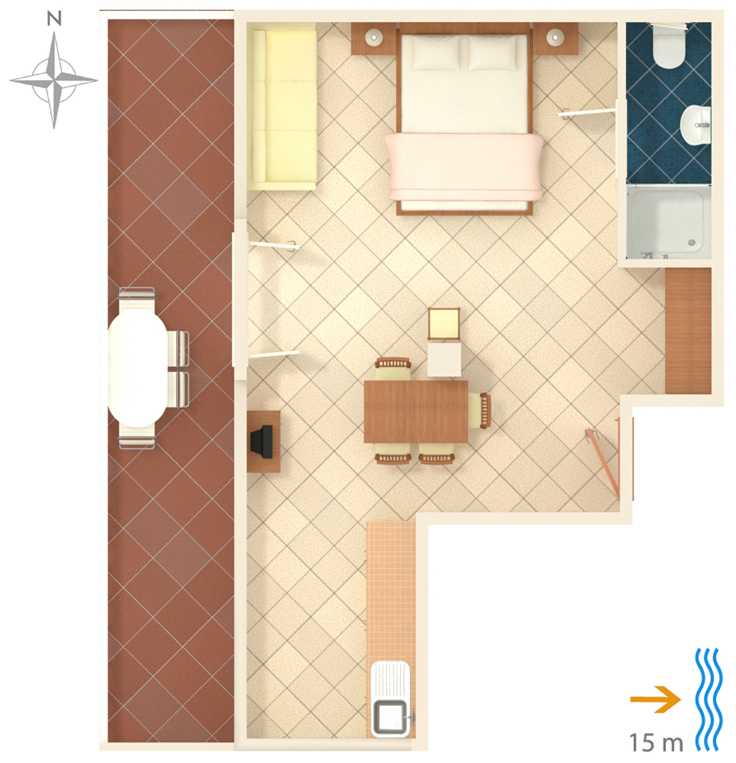 Studio flat near beach Slano, Dubrovnik  AS-h