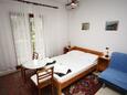 Ložnice Slano, Ložnice v ubytování typu room, s klimatizací, domácí mazlíčci povoleni a WiFi.