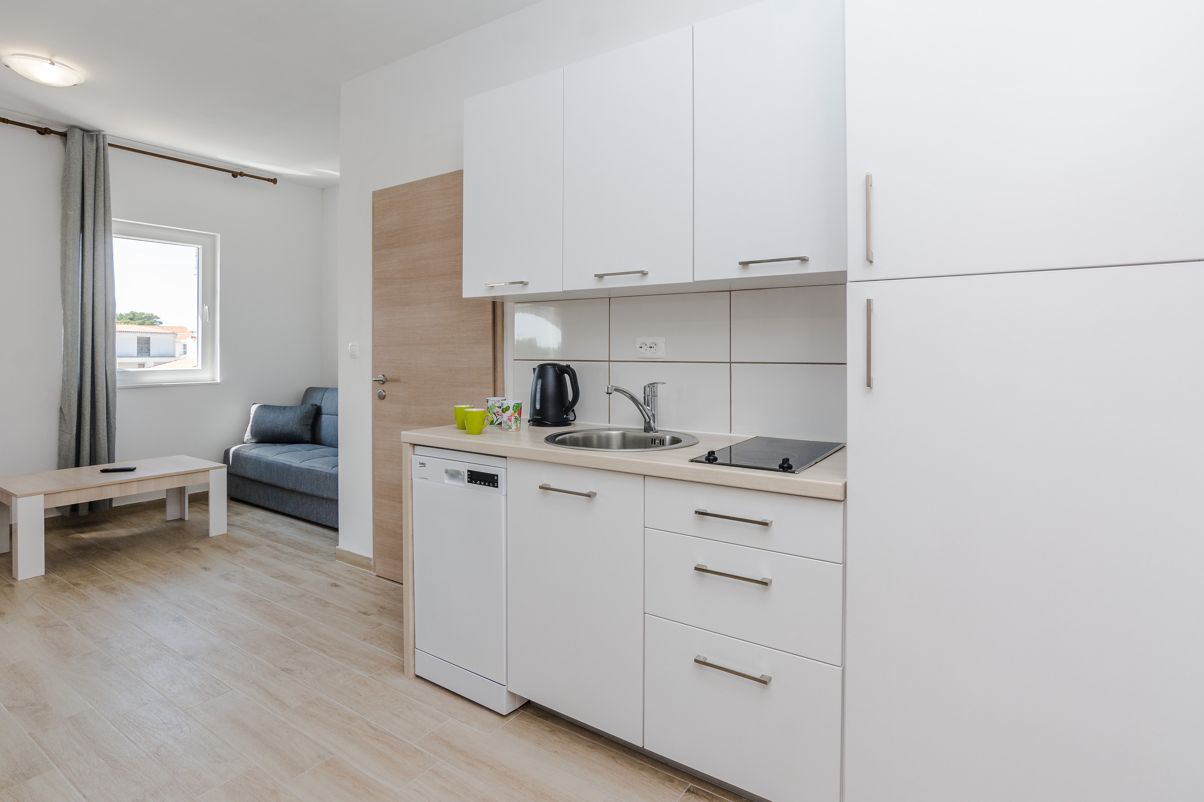 Two bedroom apartment with balcony Vir (A-21782-b)