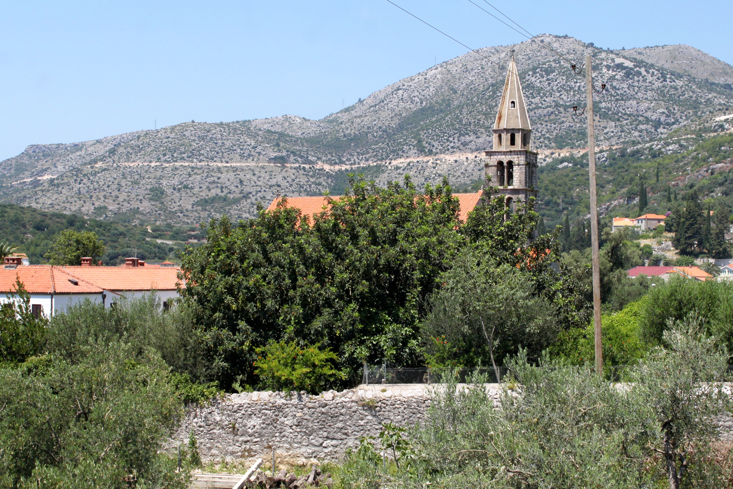 One bedroom apartment with terrace Slano, Dubrovnik  A-b