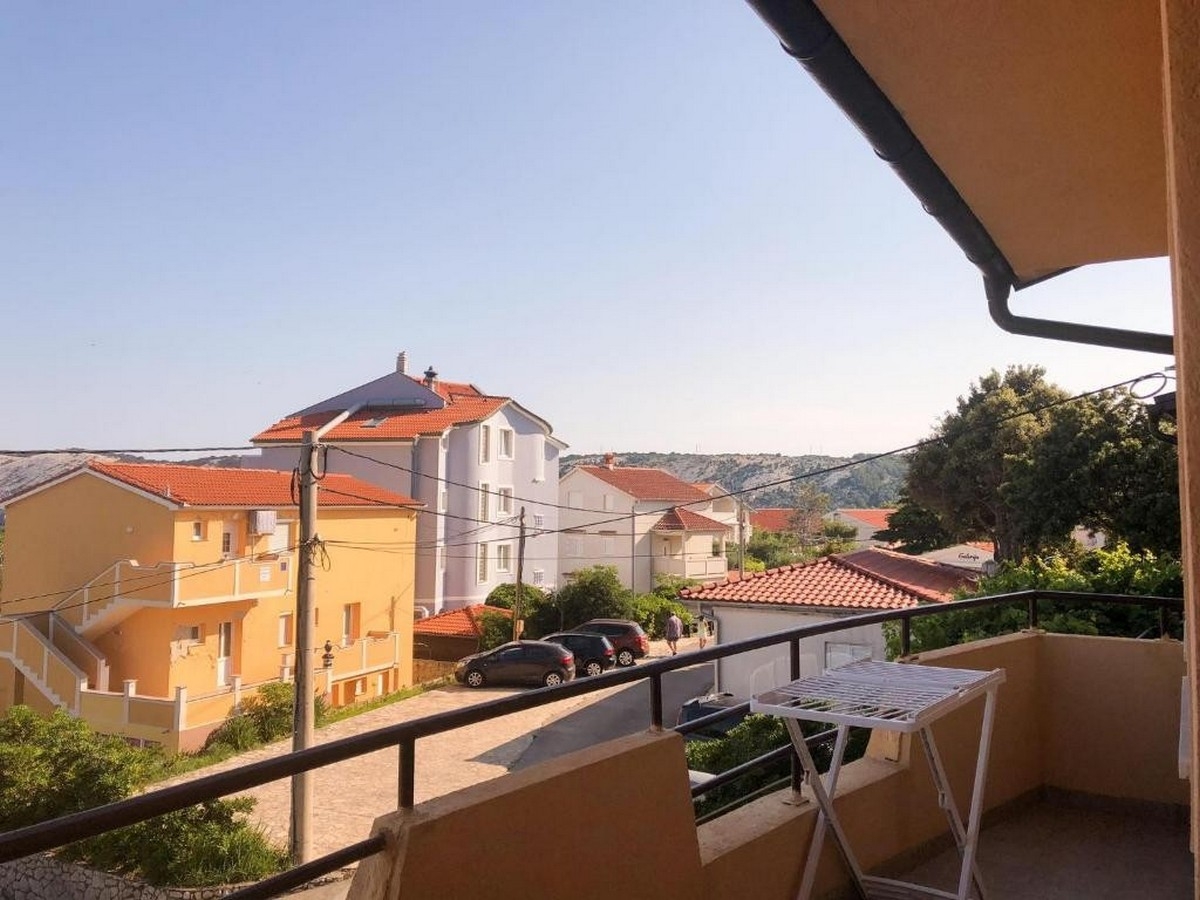 Two bedroom apartment with terrace and sea view Lopar, Rab  A-b