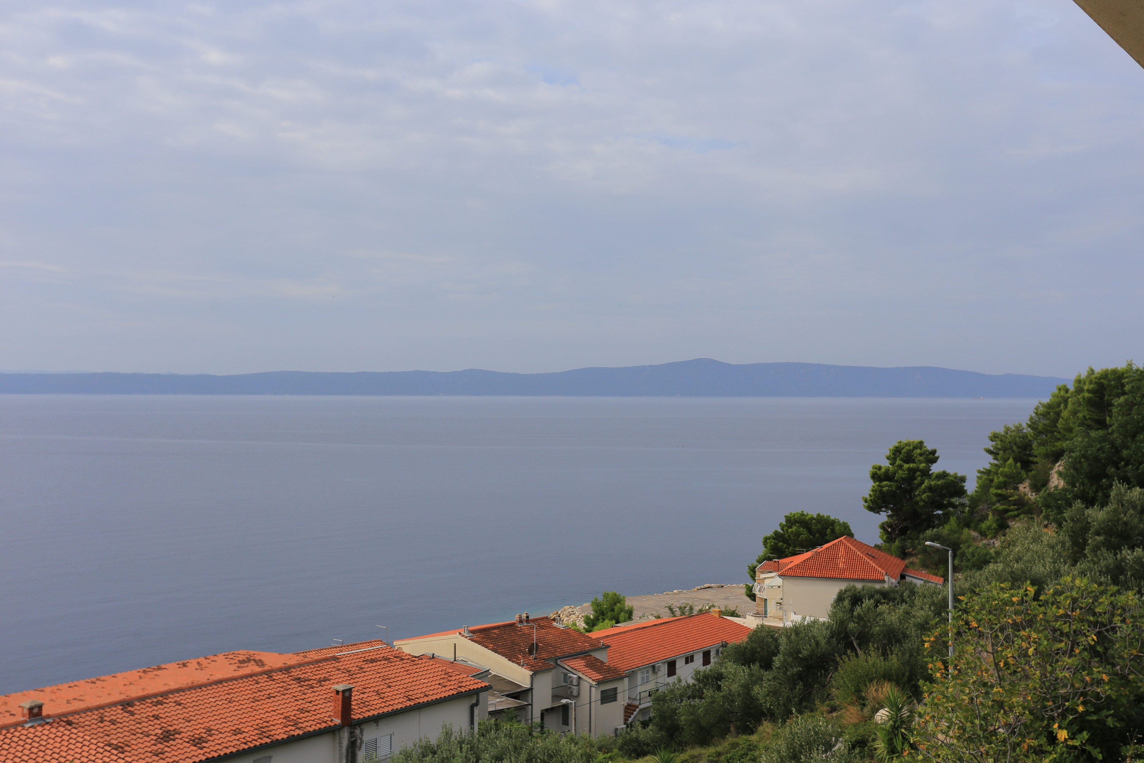 One bedroom apartment with terrace and sea view Podgora, Makarska  A-b