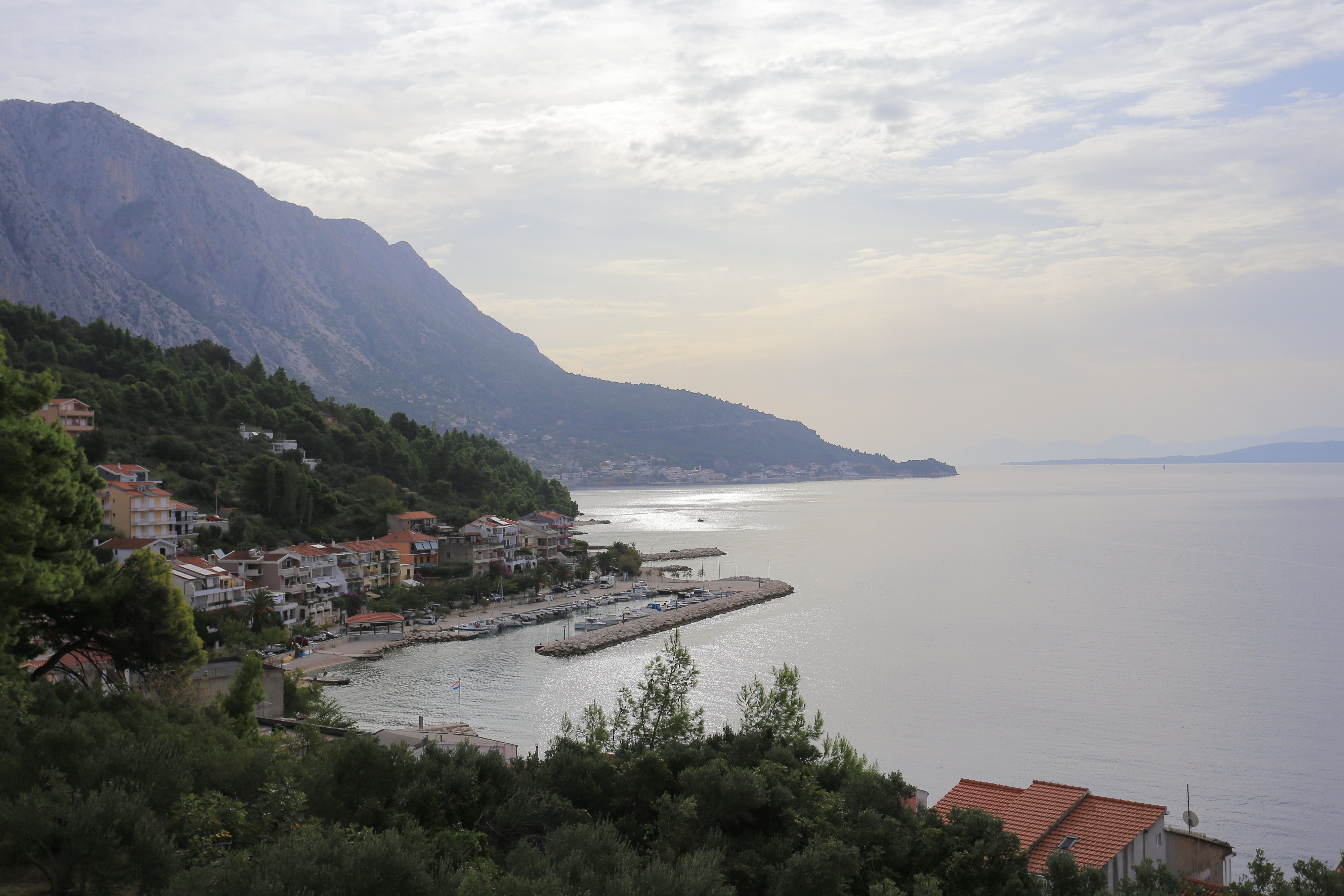 One bedroom apartment with terrace and sea view Podgora, Makarska  A-b