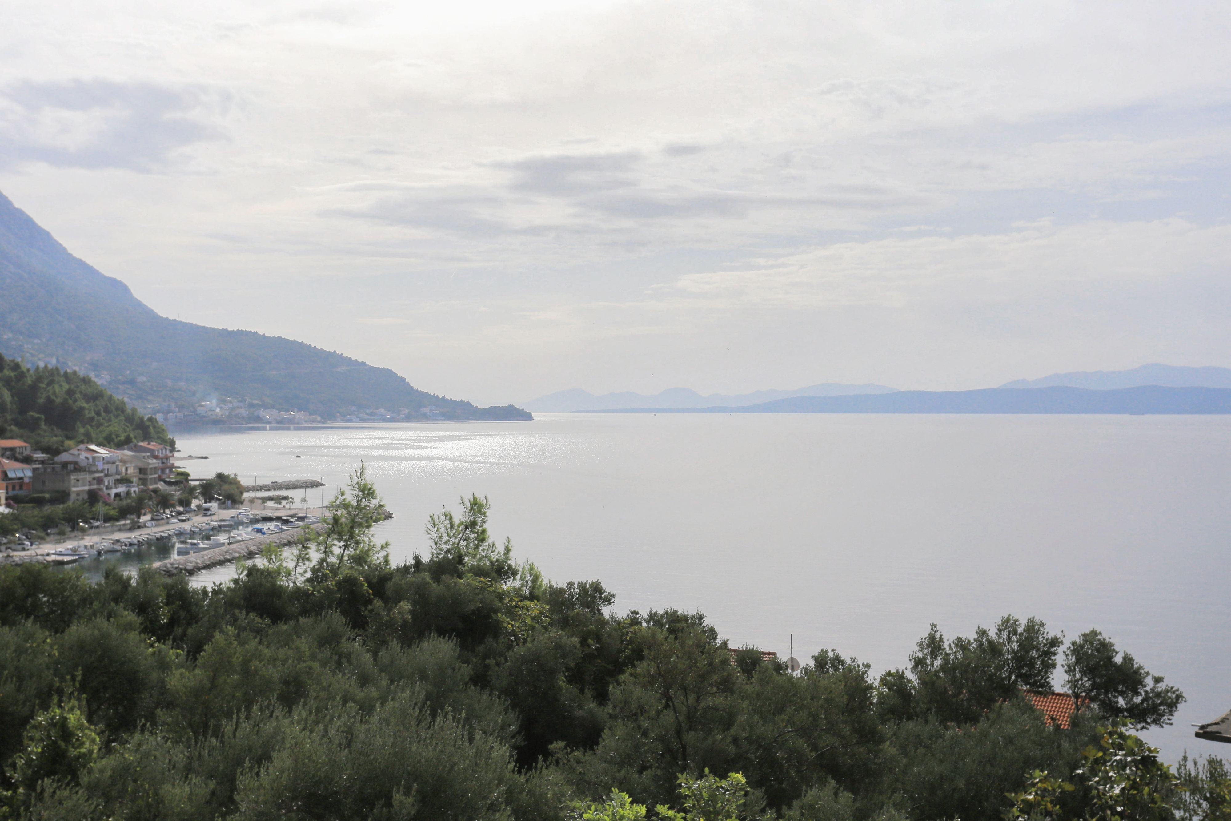 Studio flat with terrace and sea view Podgora, Makarska  AS-b