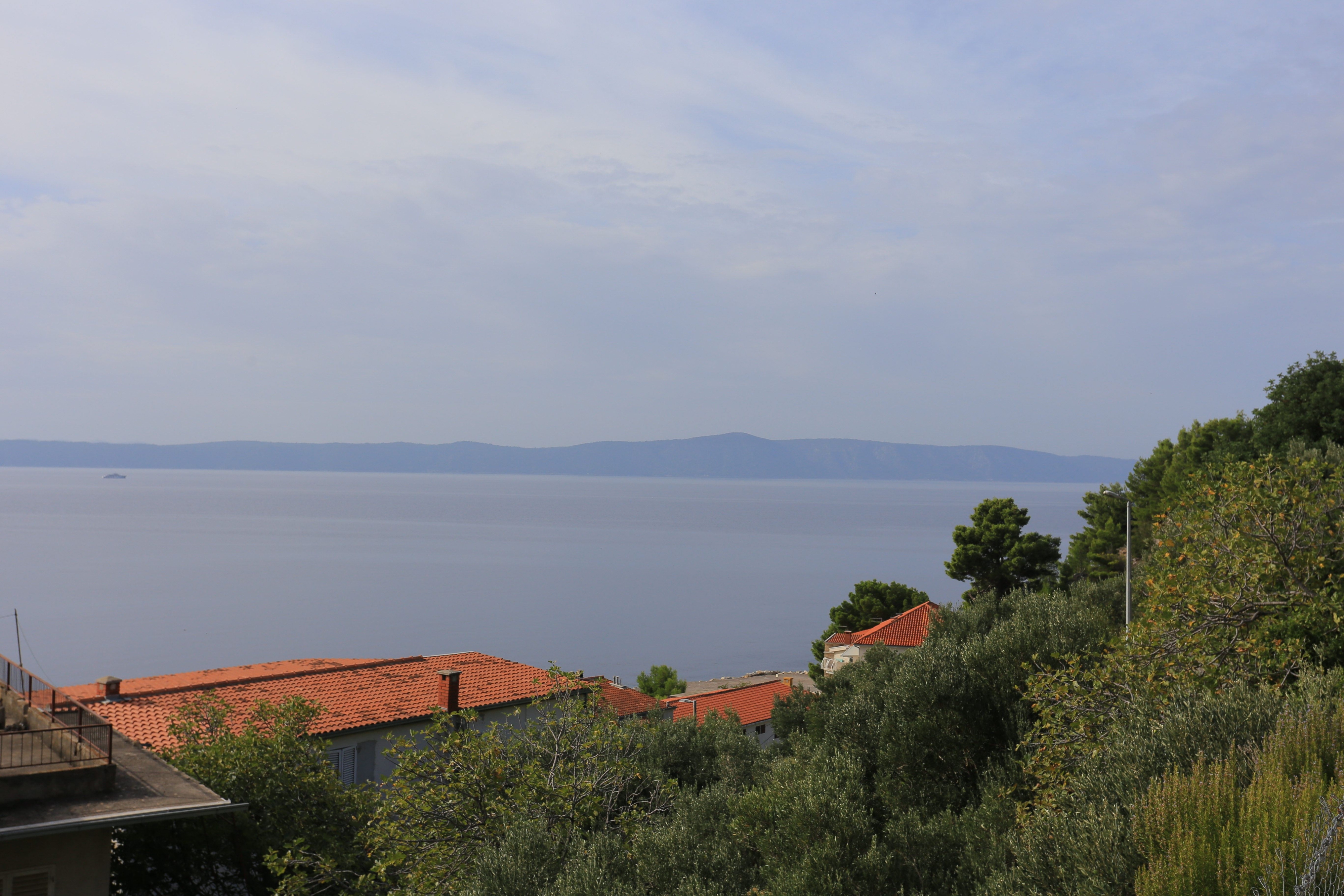 Studio flat with terrace and sea view Podgora, Makarska  AS-b
