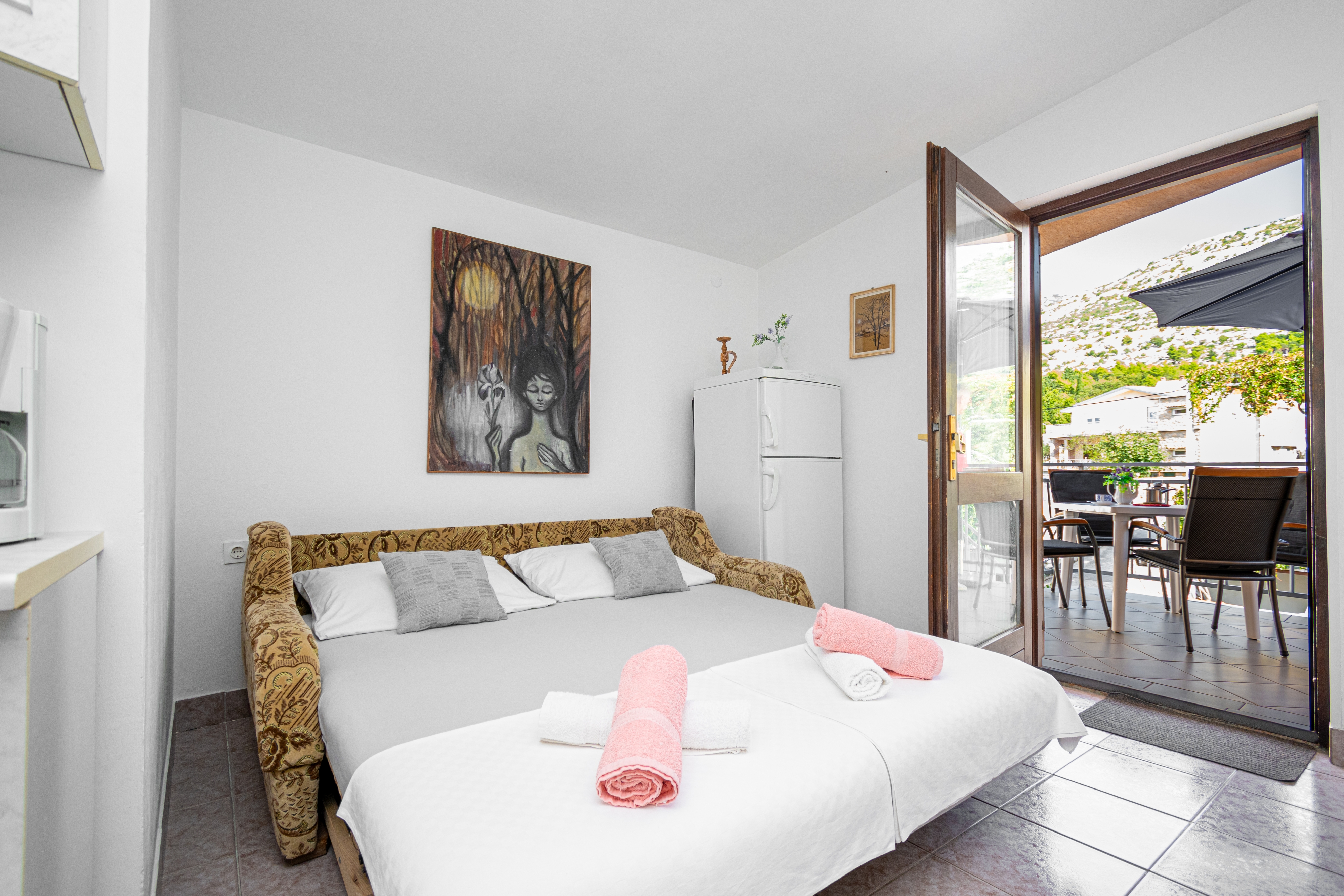 One bedroom apartment with terrace Starigrad, Paklenica (A-21824-b)