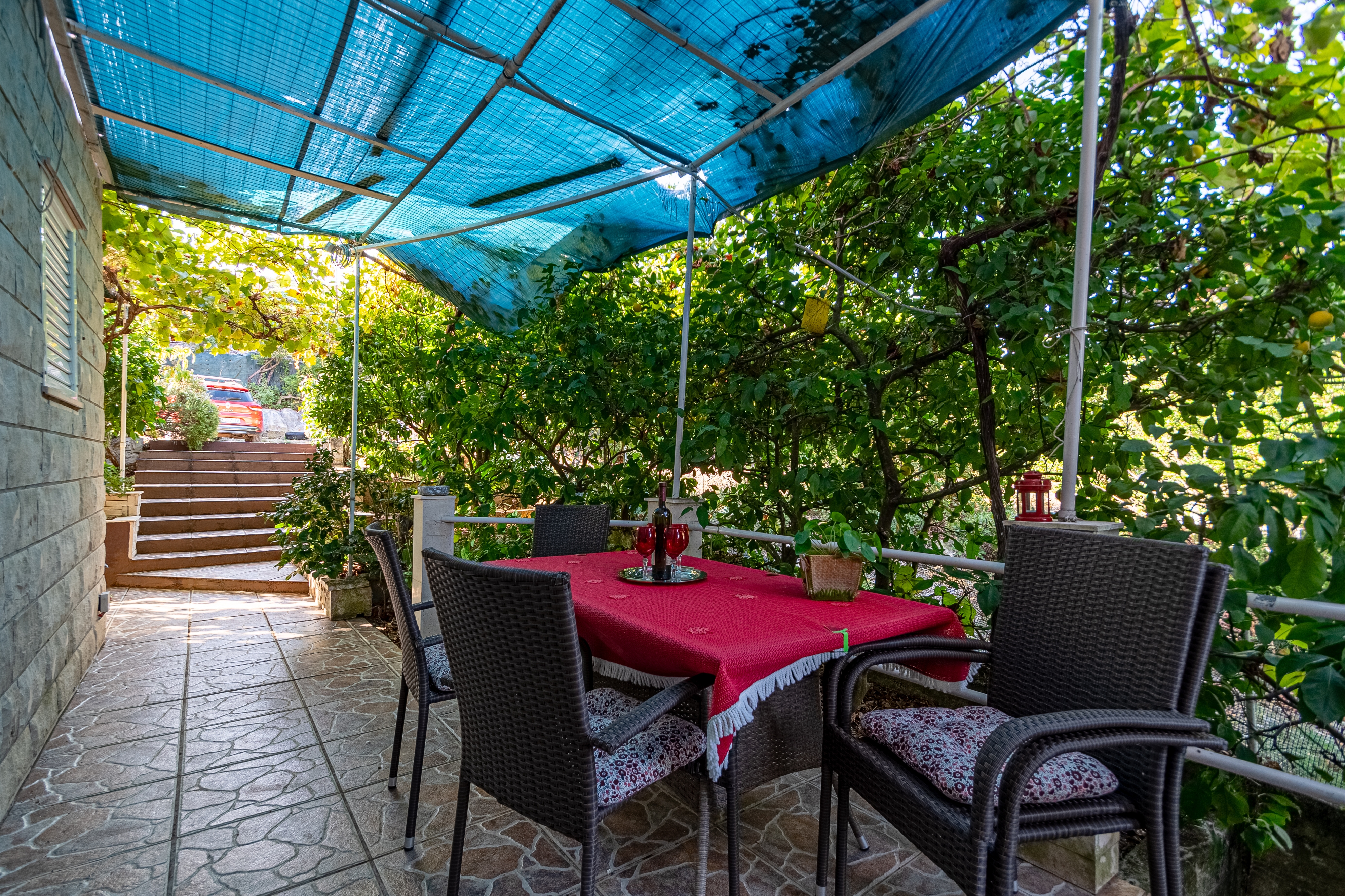 Two bedroom apartment with terrace Kneža, Korčula  A-a