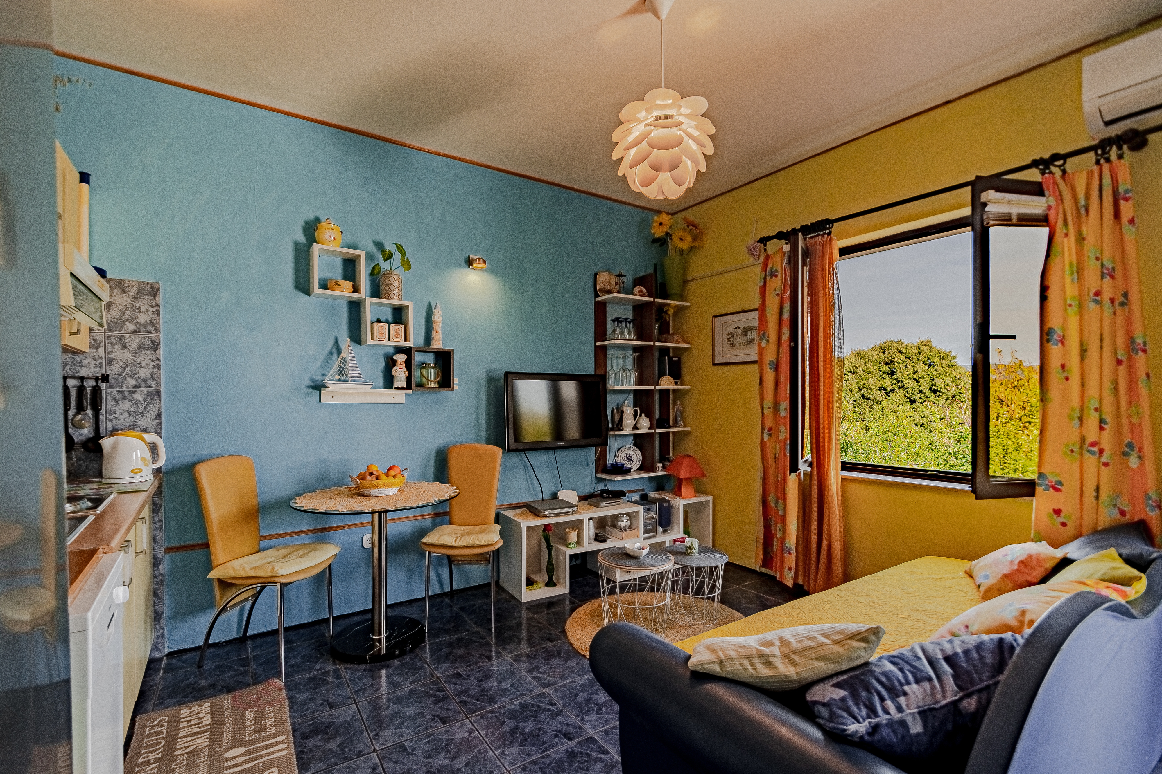 One bedroom apartment with terrace and sea view Kneža, Korčula (A-21829-b)