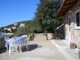 Shared terrace Suđurađ, Shared terrace in the room, s pogledom na more i WIFI.