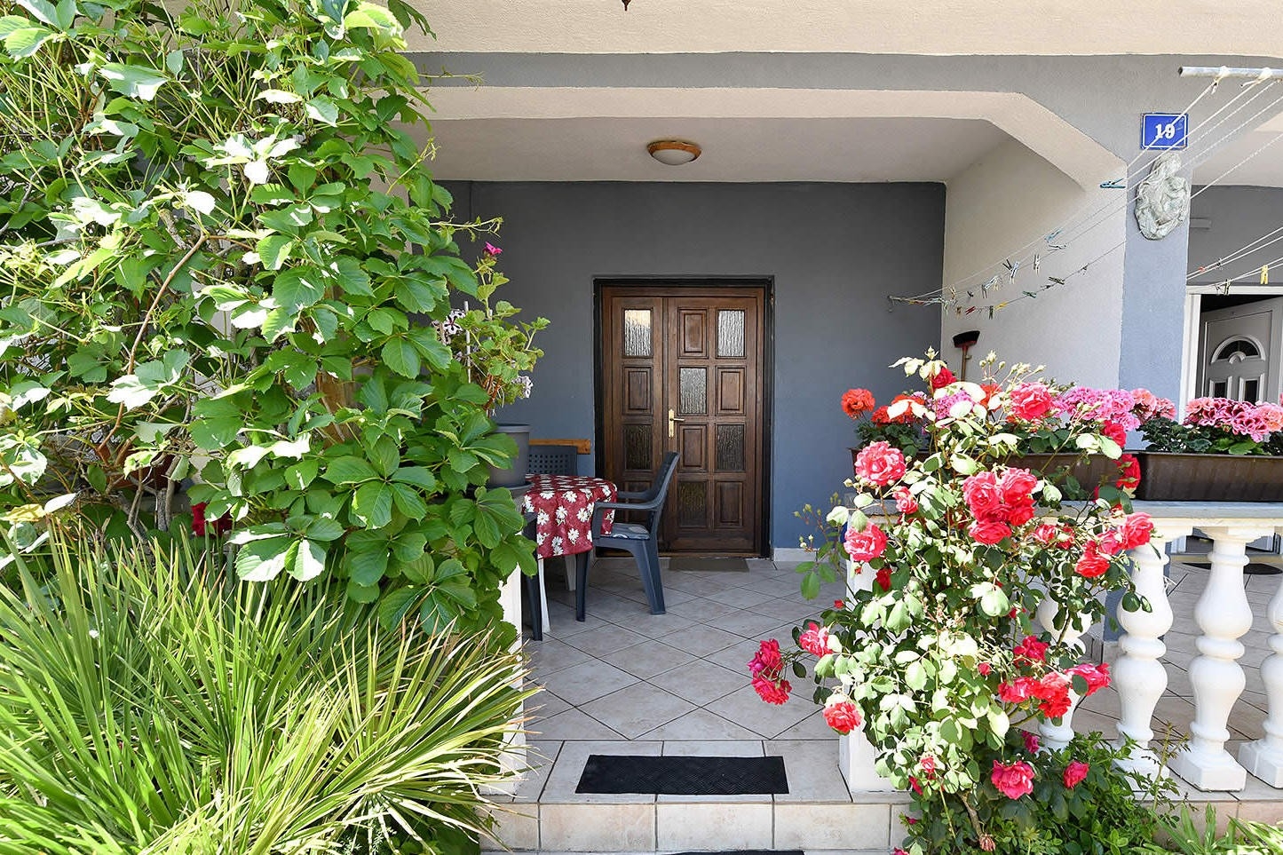 Two bedroom apartment with terrace Vir (A-21836-a)