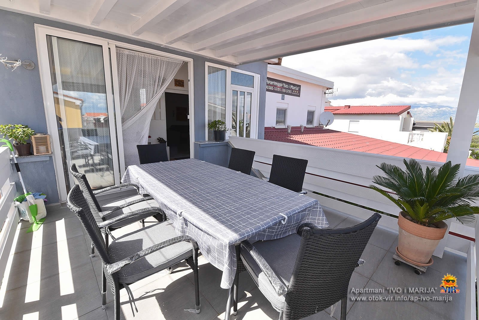 Two bedroom apartment with terrace and sea view Vir (A-21836-d) Two bedroom apartment with terrace and sea view Vir (A-21836-d)