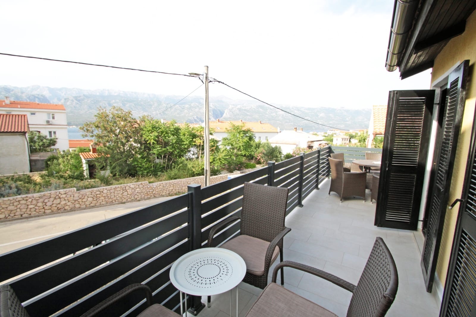 Two bedroom house with terrace and sea view Vinjerac, Zadar  K