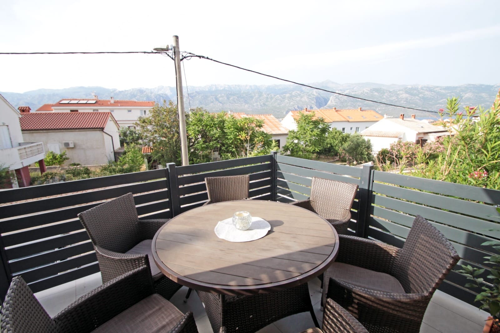Two bedroom house with terrace and sea view Vinjerac, Zadar  K