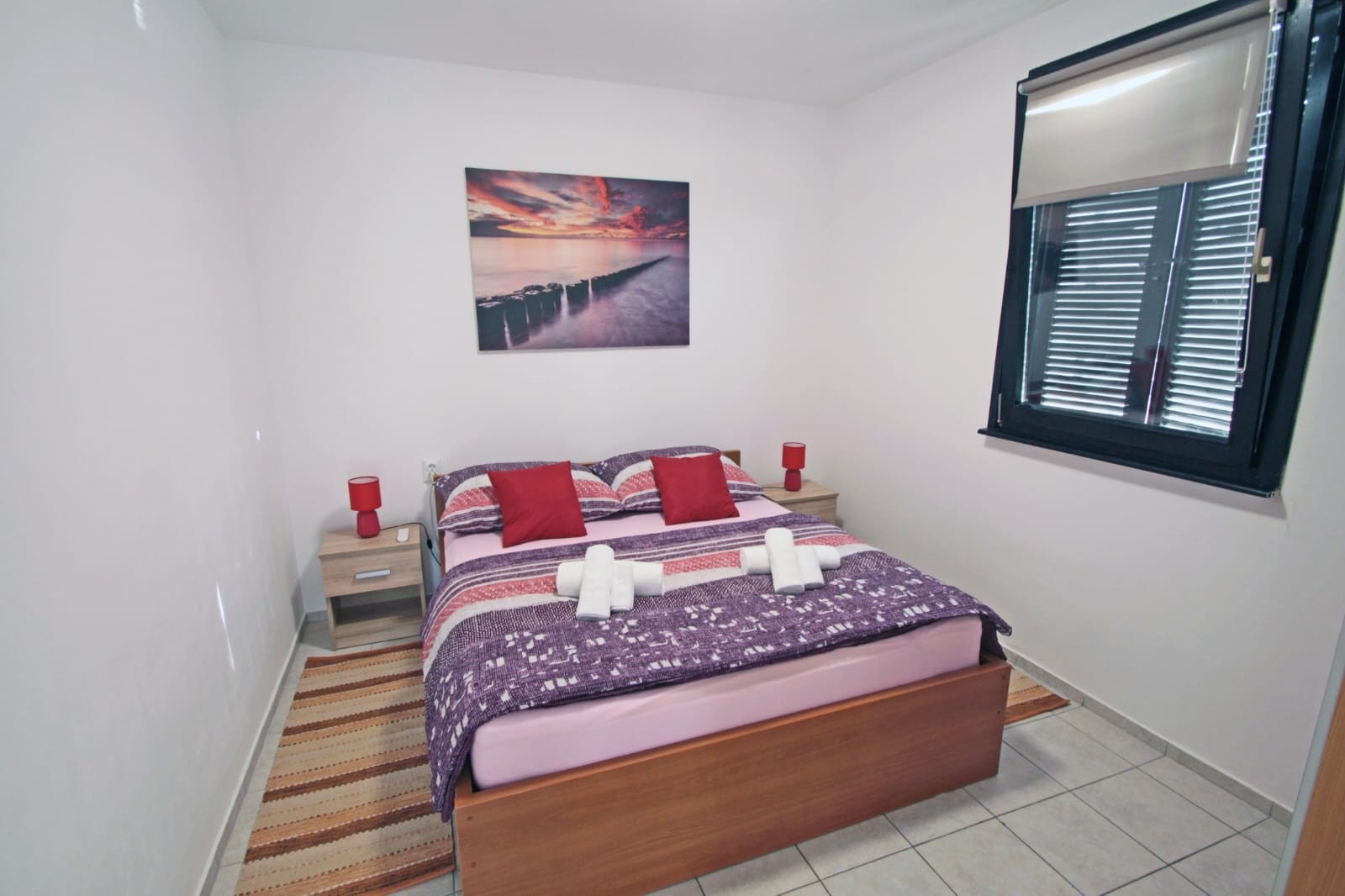 Two bedroom house with terrace and sea view Vinjerac, Zadar  K