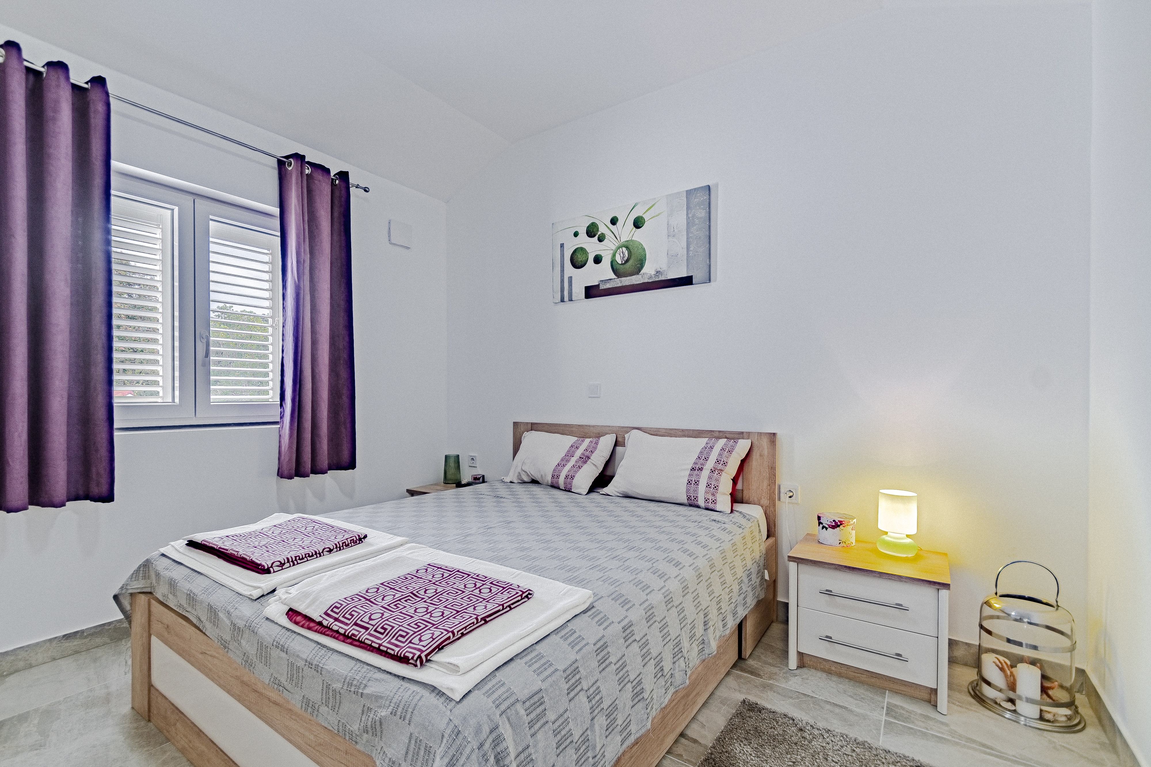 One bedroom apartment with terrace and sea view Kneža, Korčula  A-a