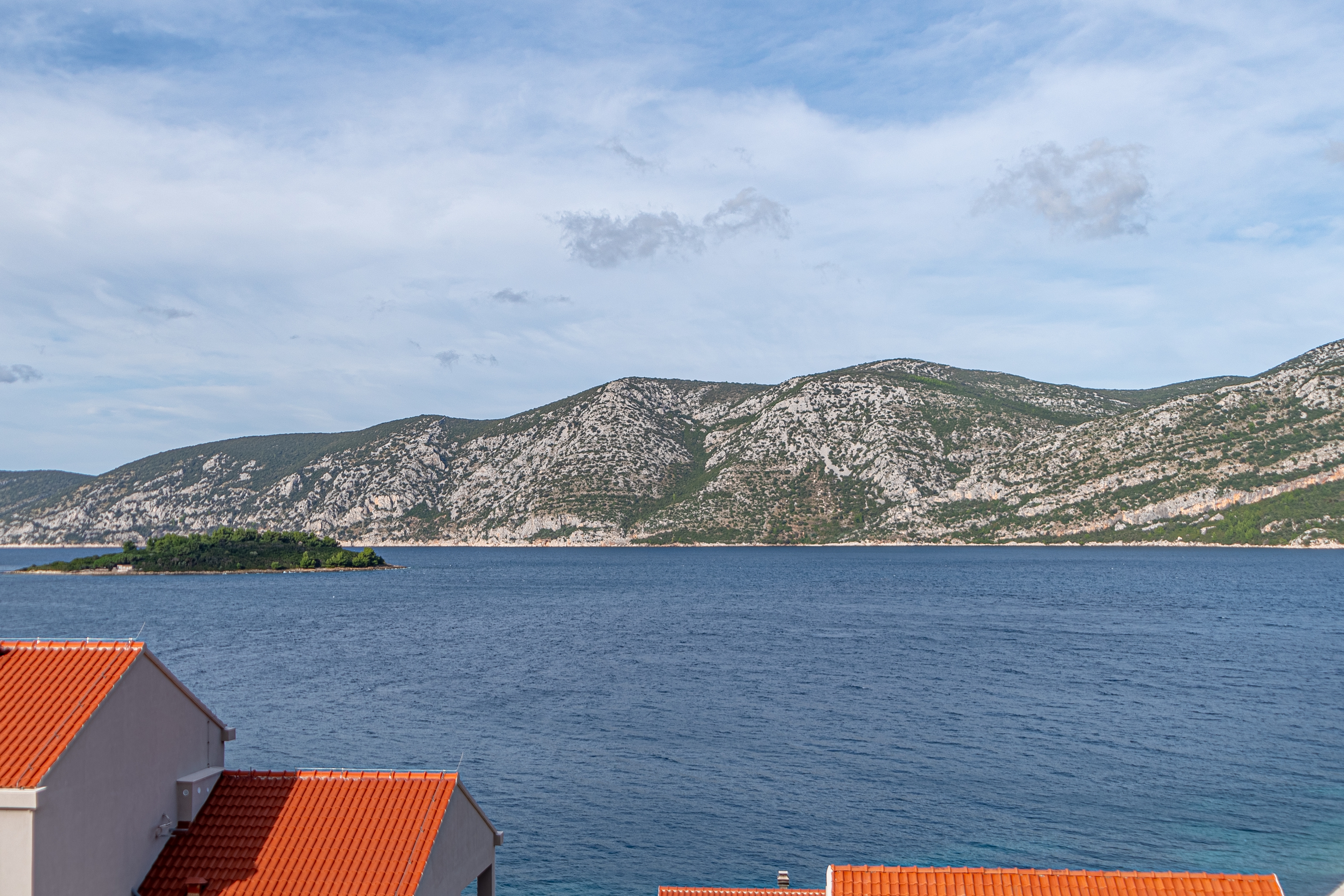 One bedroom apartment with terrace and sea view Kneža, Korčula  A-a