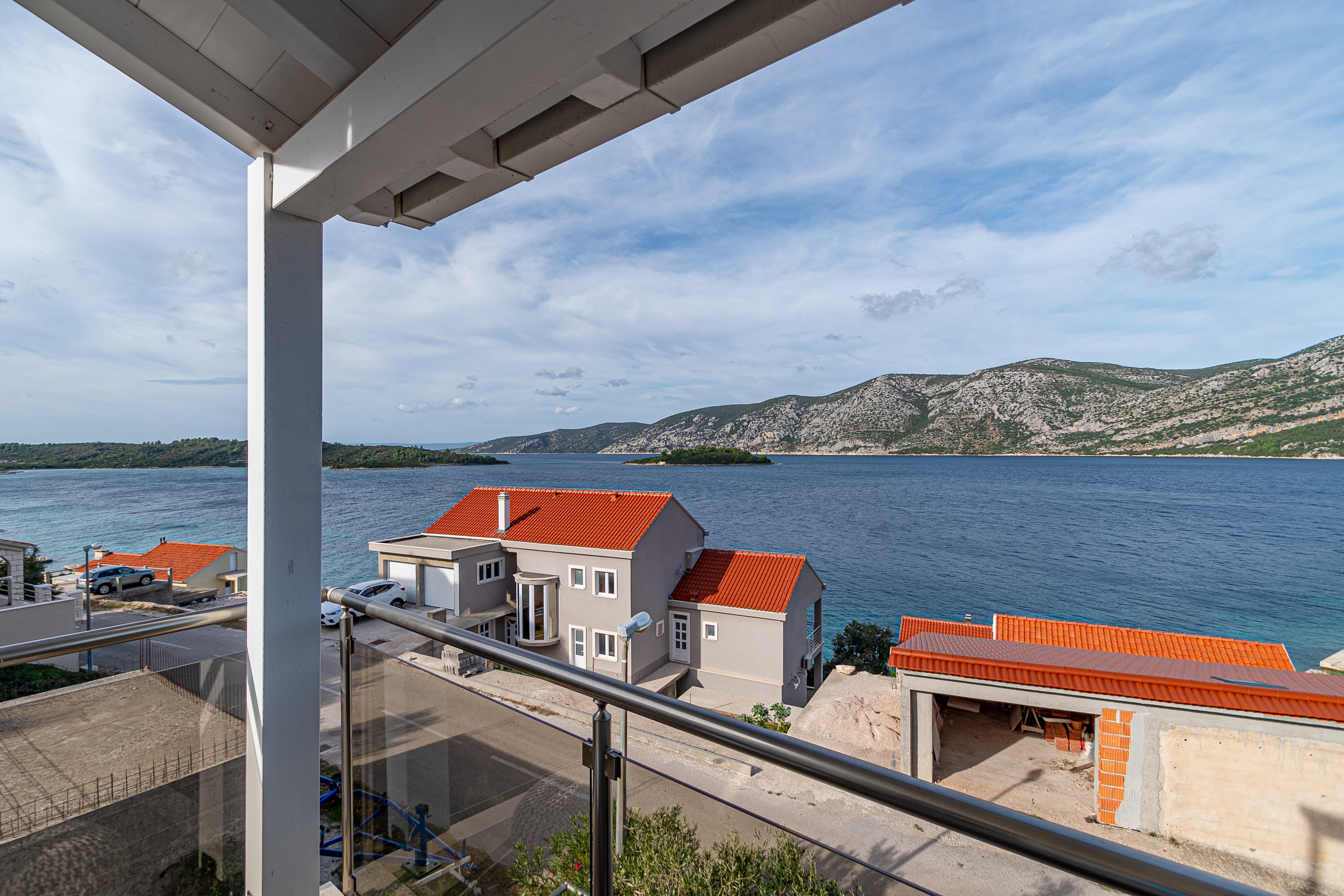 One bedroom apartment with terrace and sea view Kneža, Korčula  A-a
