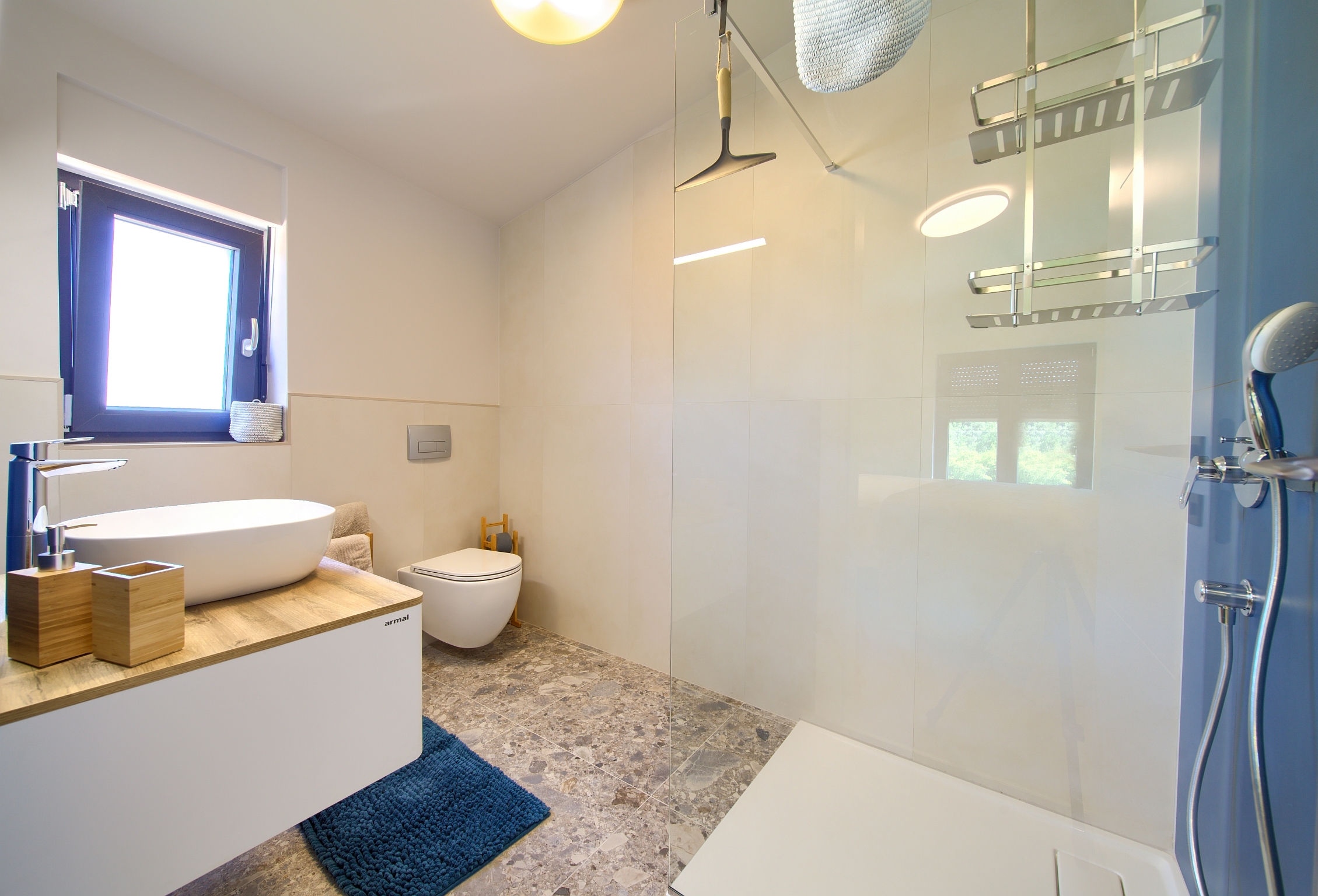 Two bedroom apartment with terrace and sea view Njivice, Krk  A-b