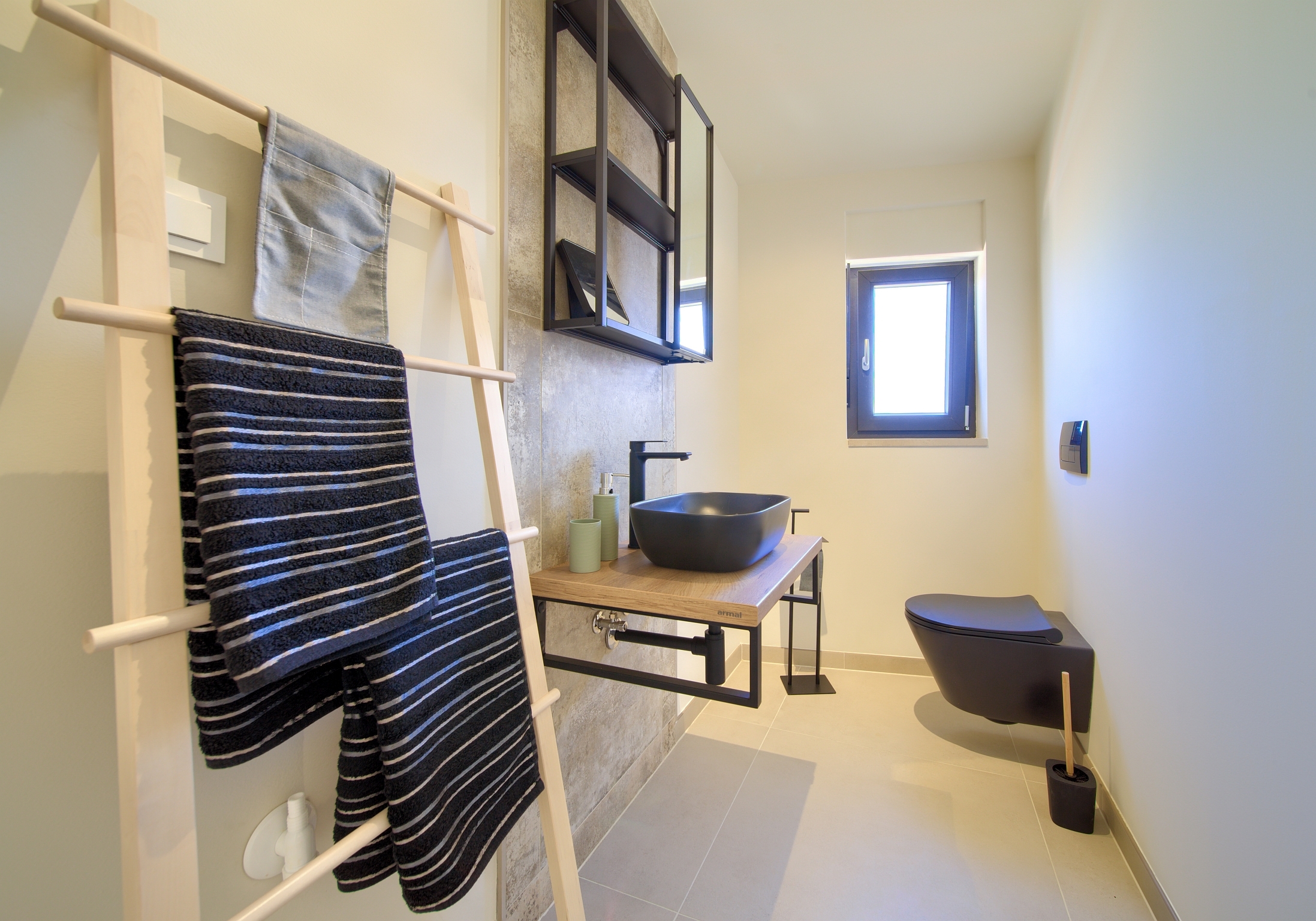 Two bedroom apartment with terrace and sea view Njivice, Krk  A-b