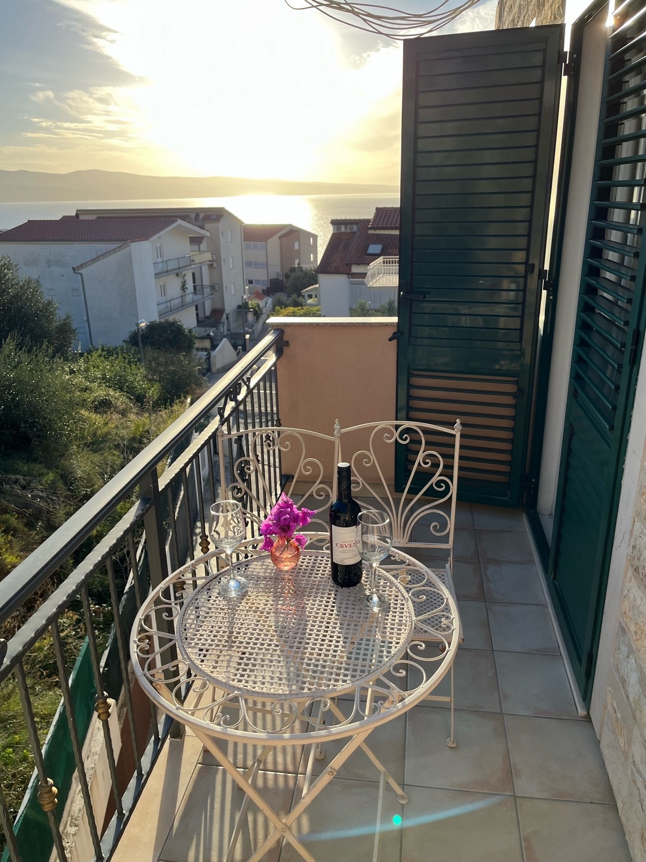 One bedroom apartment with balcony and sea view Nemira, Omiš  A-a