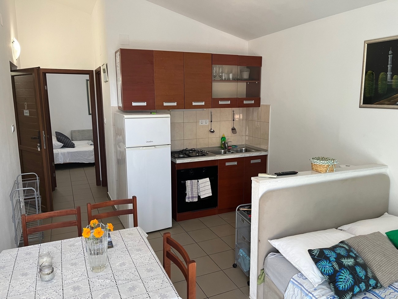 One bedroom apartment with balcony and sea view Nemira, Omiš  A-a