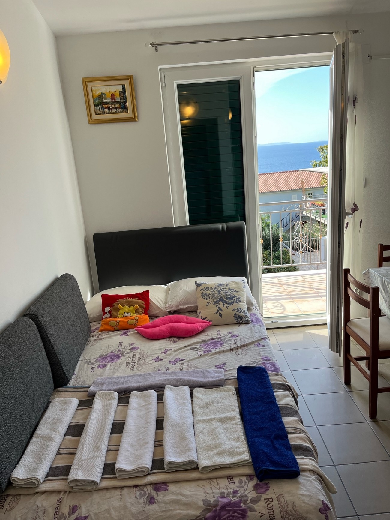 One bedroom apartment with balcony and sea view Nemira, Omiš  A-b