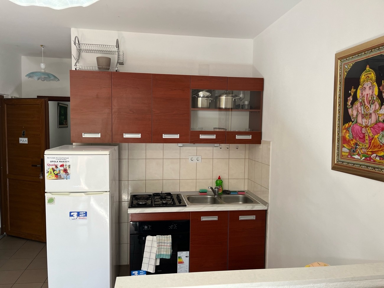 One bedroom apartment with balcony and sea view Nemira, Omiš  A-d