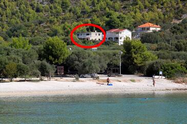 Prižba, Korčula, Property 219 - Apartments with pebble beach.