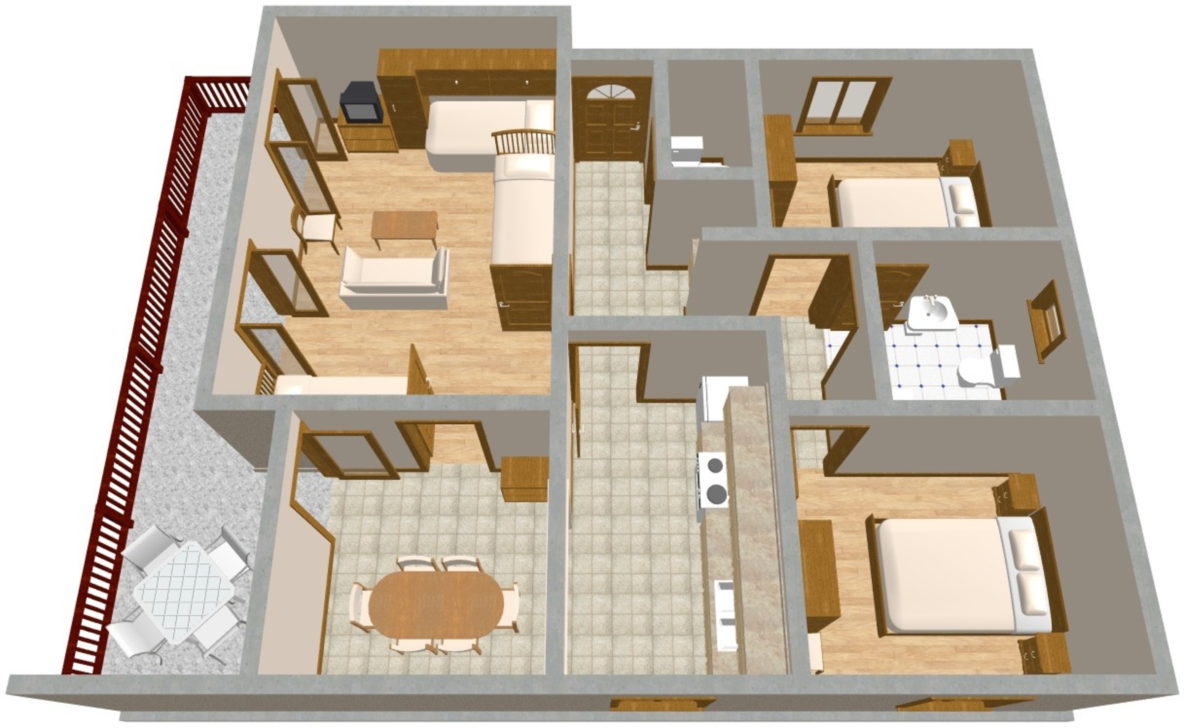 Three bedroom apartment with terrace and sea view Žaborić, Šibenik  A-a